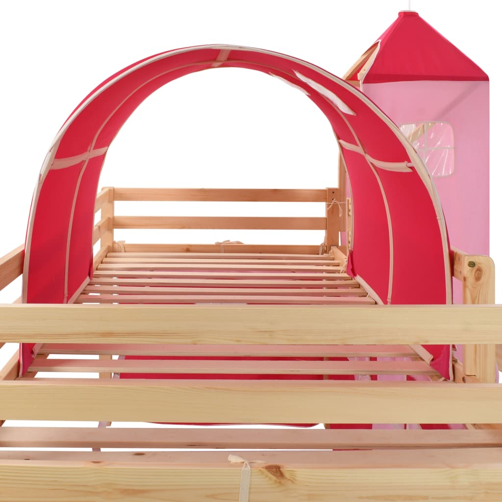 Enchanting Princess-Themed Children's Loft Bed Frame with Slide & Ladder - Sturd - Picture 4 of 12