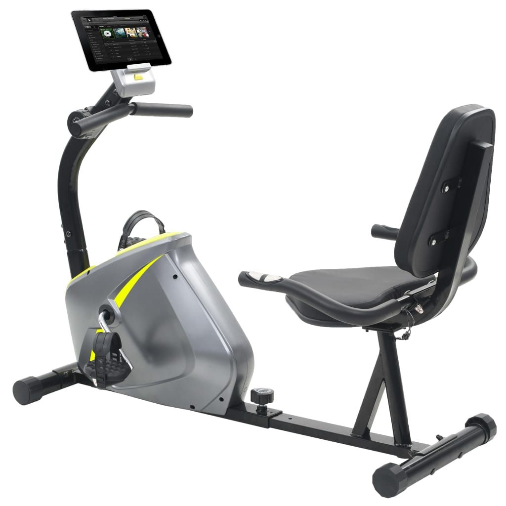 Magnetic Recumbent Exercise Bike with Pulse Measurement 8 resistance control