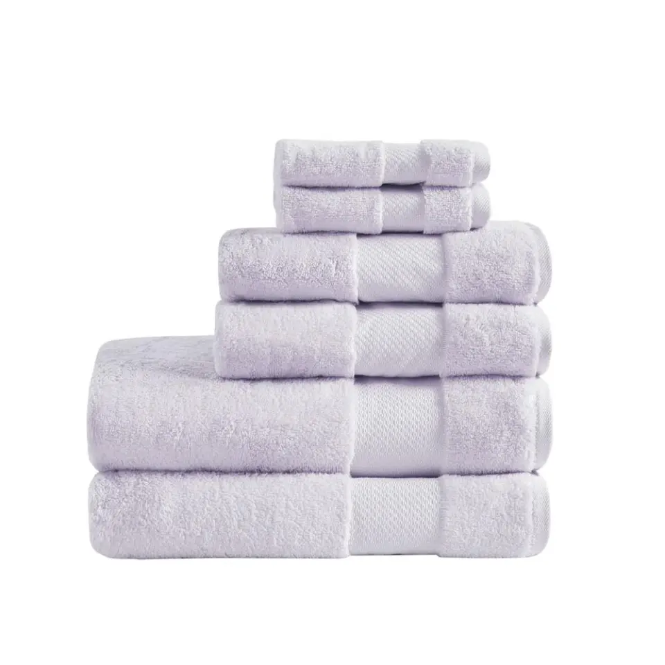 Turkish Cotton Luxury Bath Towel Six-Piece Set thumbnail 2