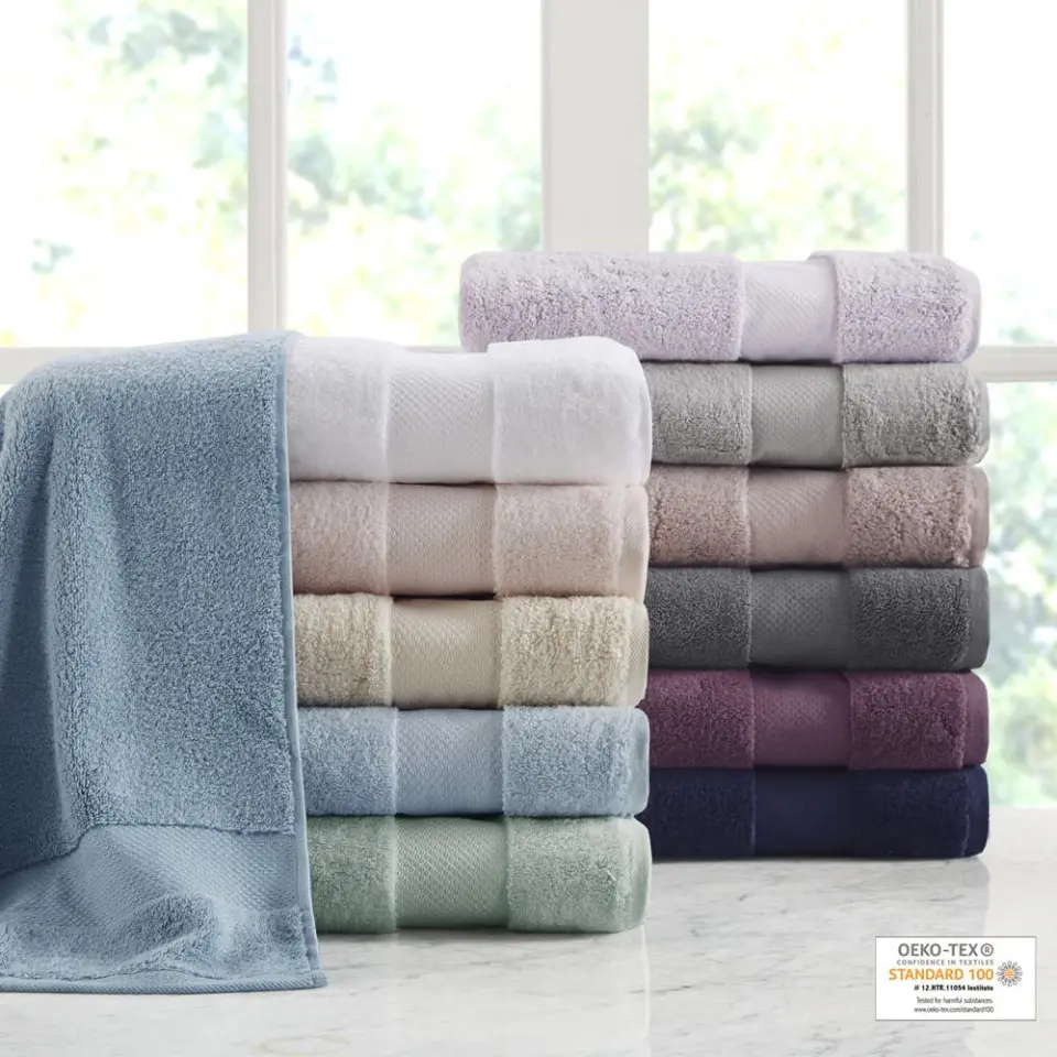 Turkish Cotton Luxury Bath Towel Six-Piece Set thumbnail 9