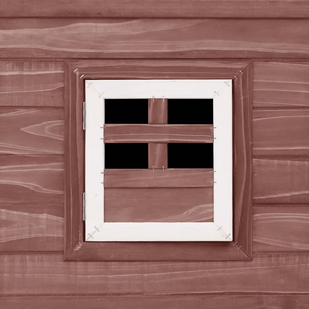 Outdoor Hühnerkäfig Hühnerhaus mit 1 Eierkäfig braun Holz - Bild 6 von 8