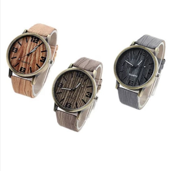Woodchuck Wood Grain Style Exotic Watches - Picture 1 of 9