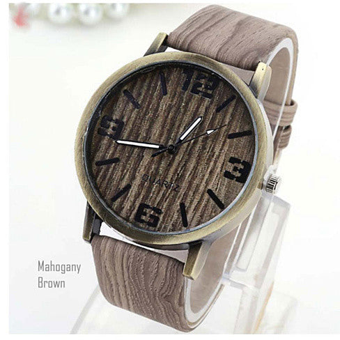 Woodchuck Wood Grain Style Exotic Watches - Picture 3 of 9