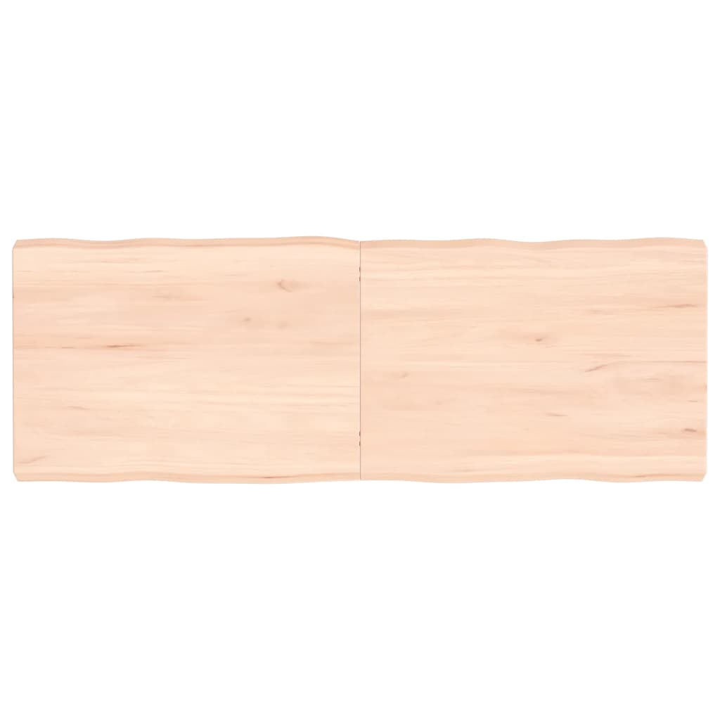vidaXL Table Top 140x50x(2-6) cm Untreated Solid Wood Live Edge