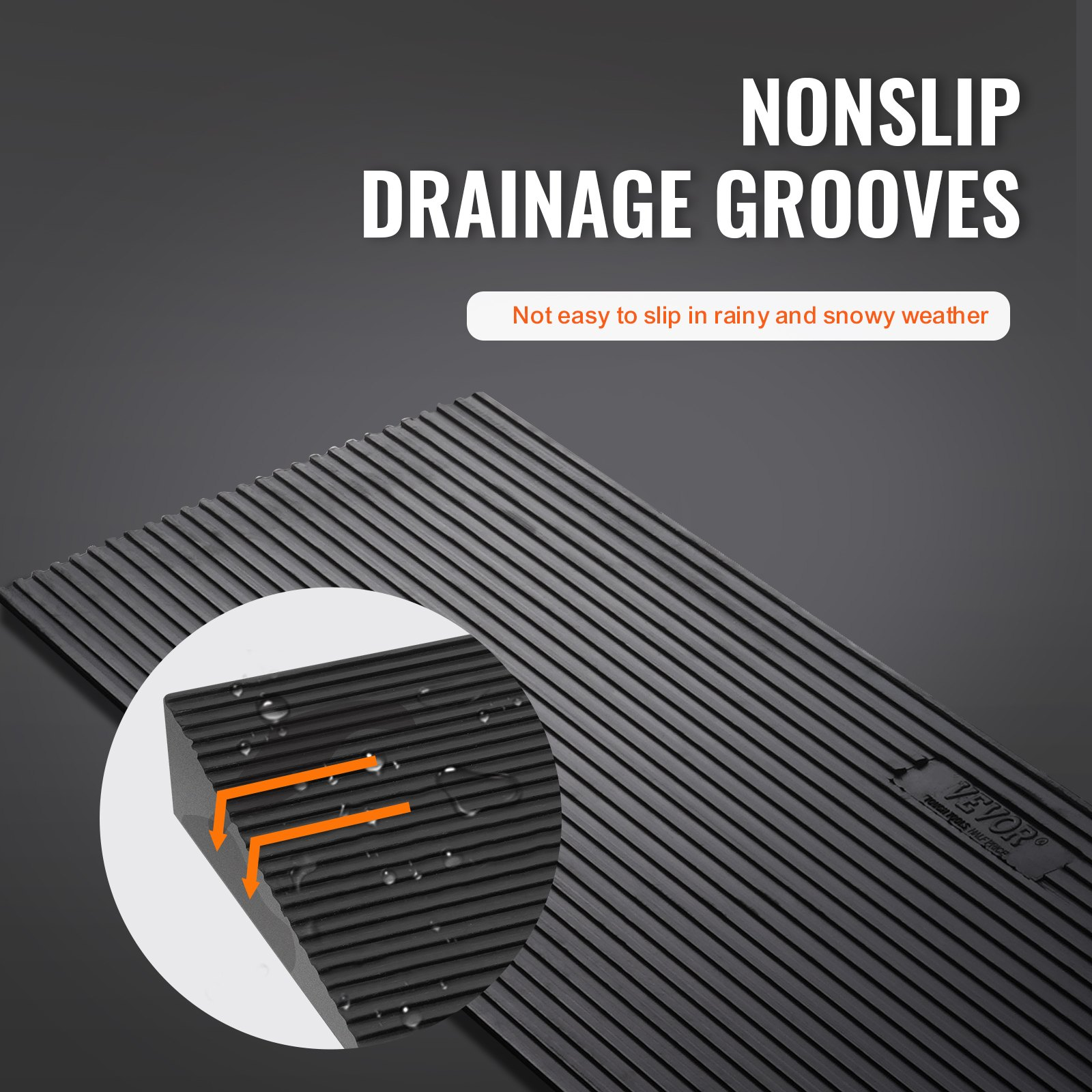 1.2" Rise Cuttable Threshold Ramp for Sweeping Robot, Smooth Tile