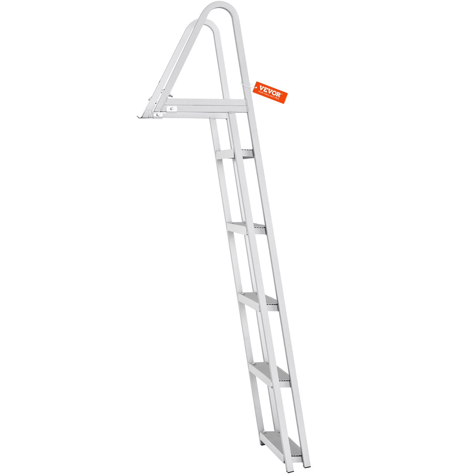 5-Step Removable Dock Ladder, 350 lbs, Aluminum, Non-Slip, for Boat/Pool/Marine - Picture 10 of 10