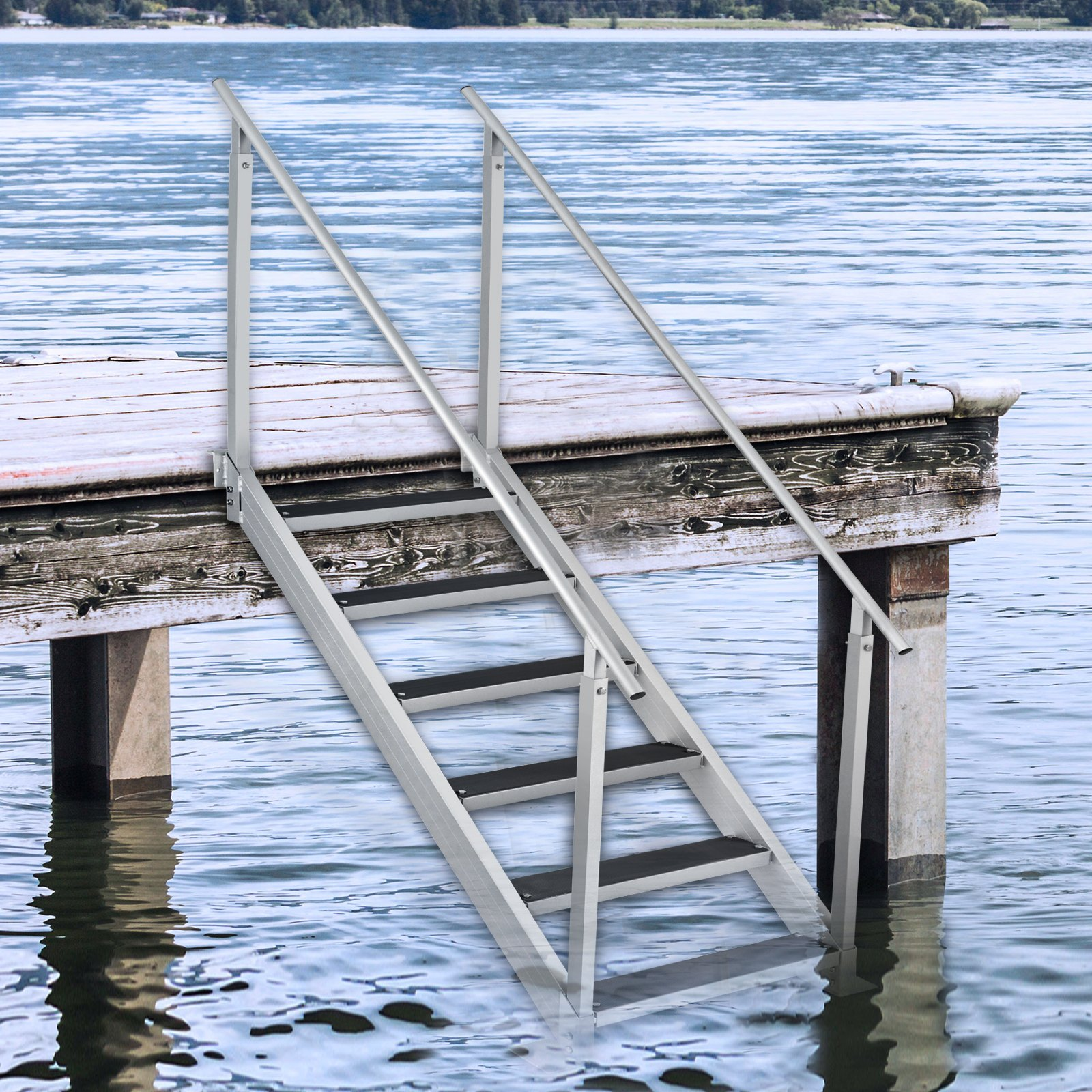 Dock Ladder, Ideal for Ship/Lake/Pool/Marine Boarding