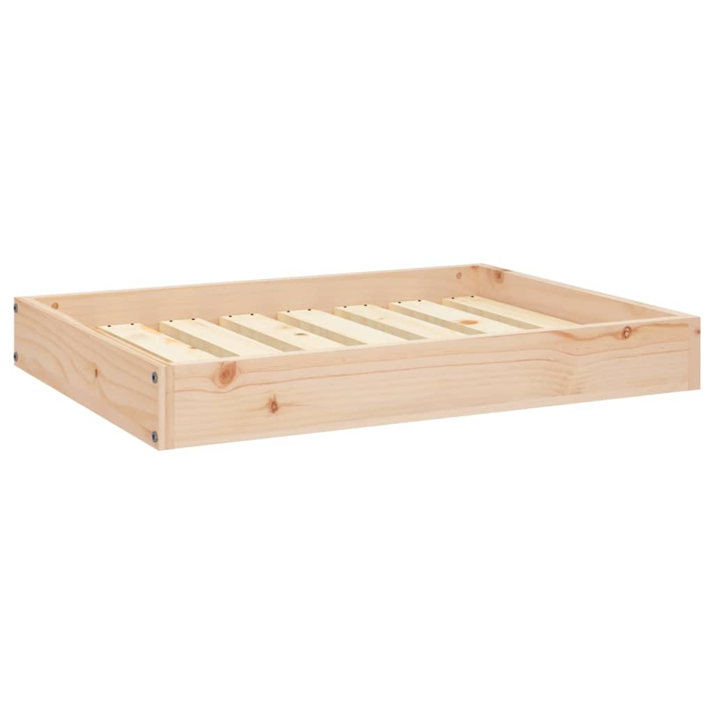 Dog Bed 28.1"x21.3"x3.5" Solid Wood Pine - Picture 2 of 8