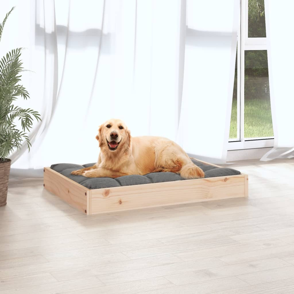 Dog Bed 28.1"x21.3"x3.5" Solid Wood Pine - Picture 5 of 8