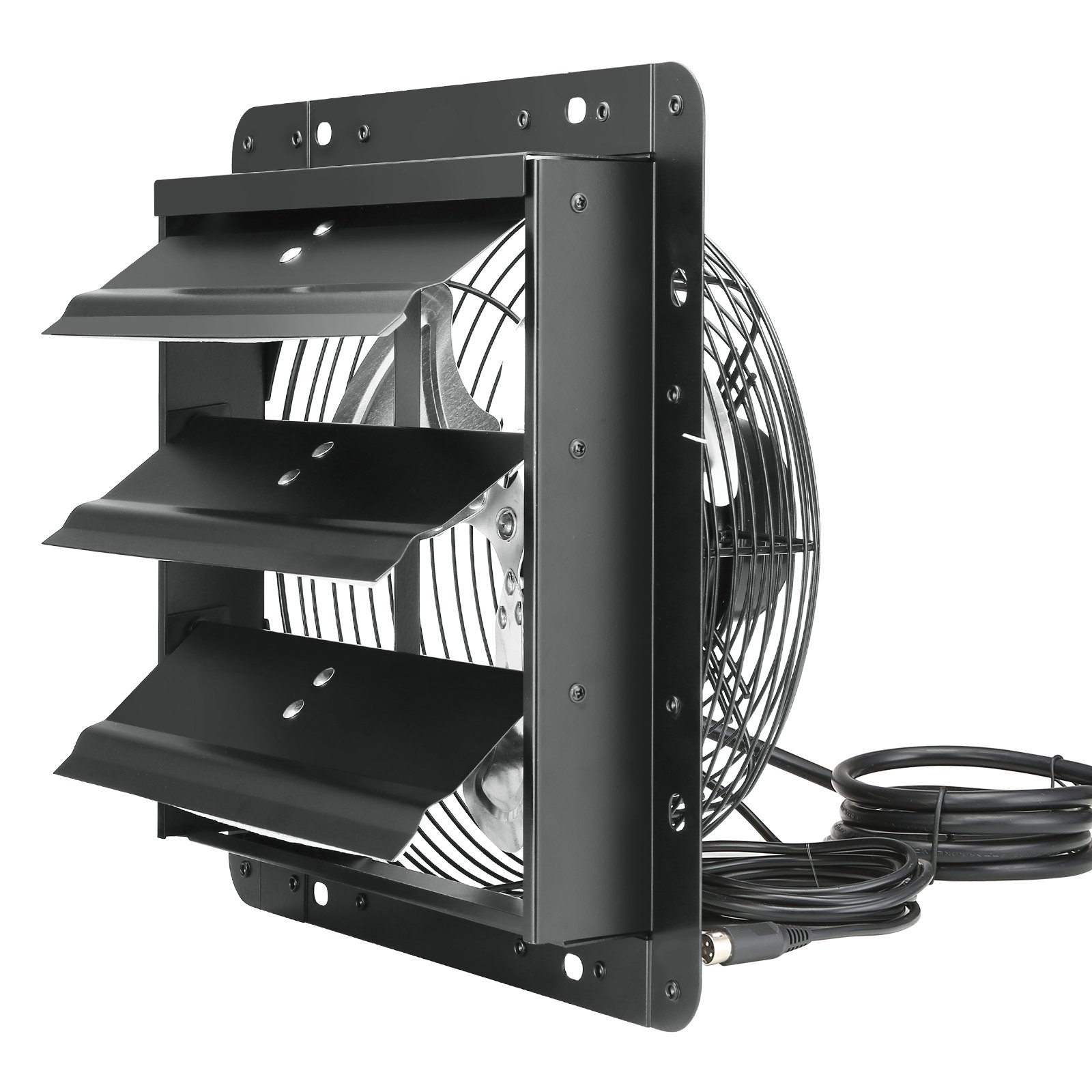 Shutter Exhaust Fan, 10'' with Temperature Humidity Controller,  EC-motor, 820 C