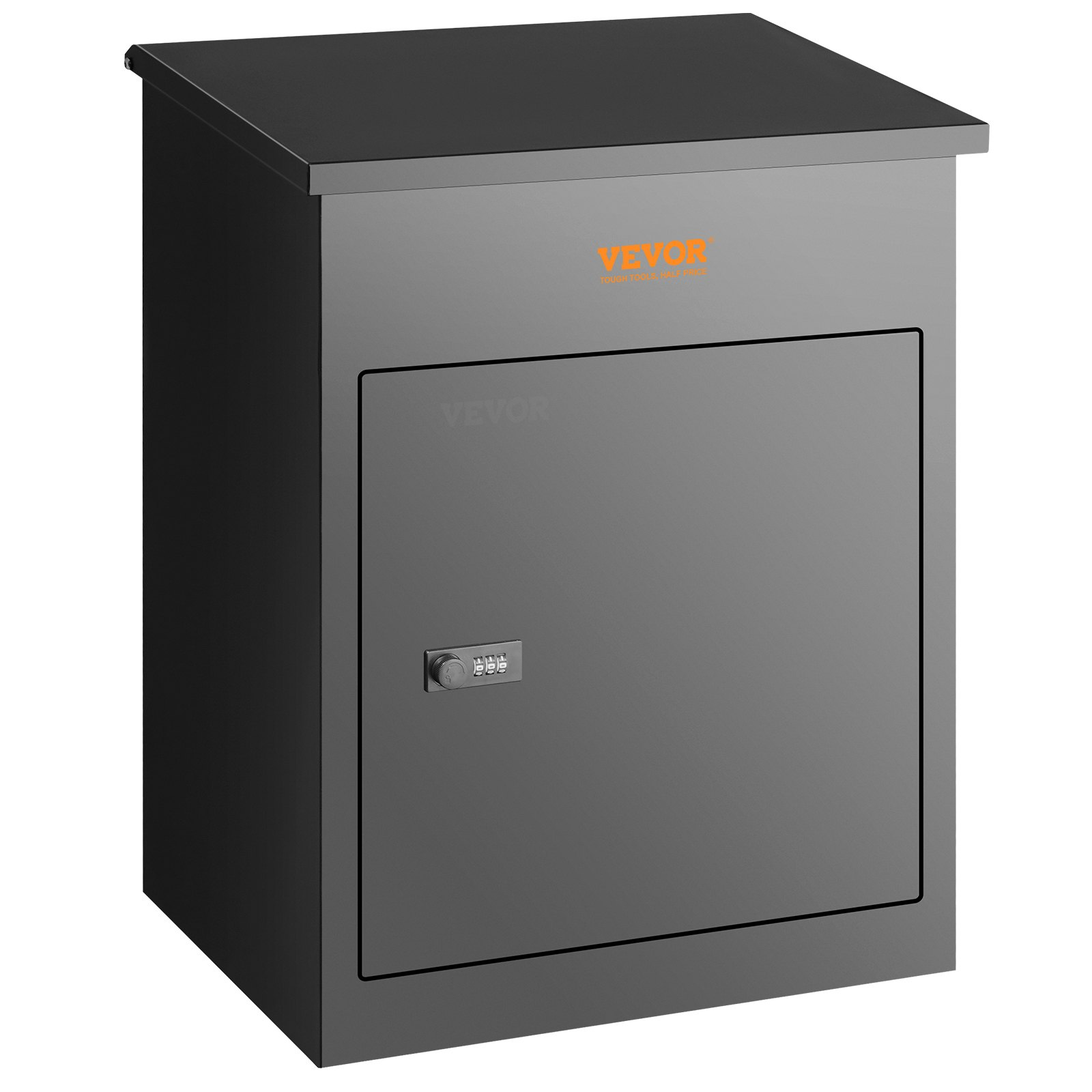Extra Large Package Delivery Box, Wall Mount Mailbox w/ Coded Lock, Waterproof