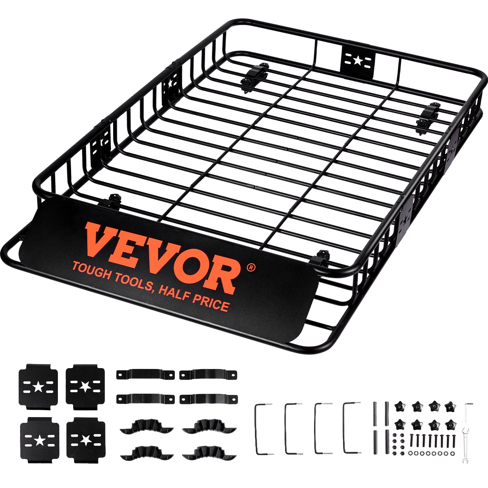 64"x39" Roof Rack Cargo Basket - 200LB Heavy Duty w/Extension - SUV/Truck - Picture 12 of 12