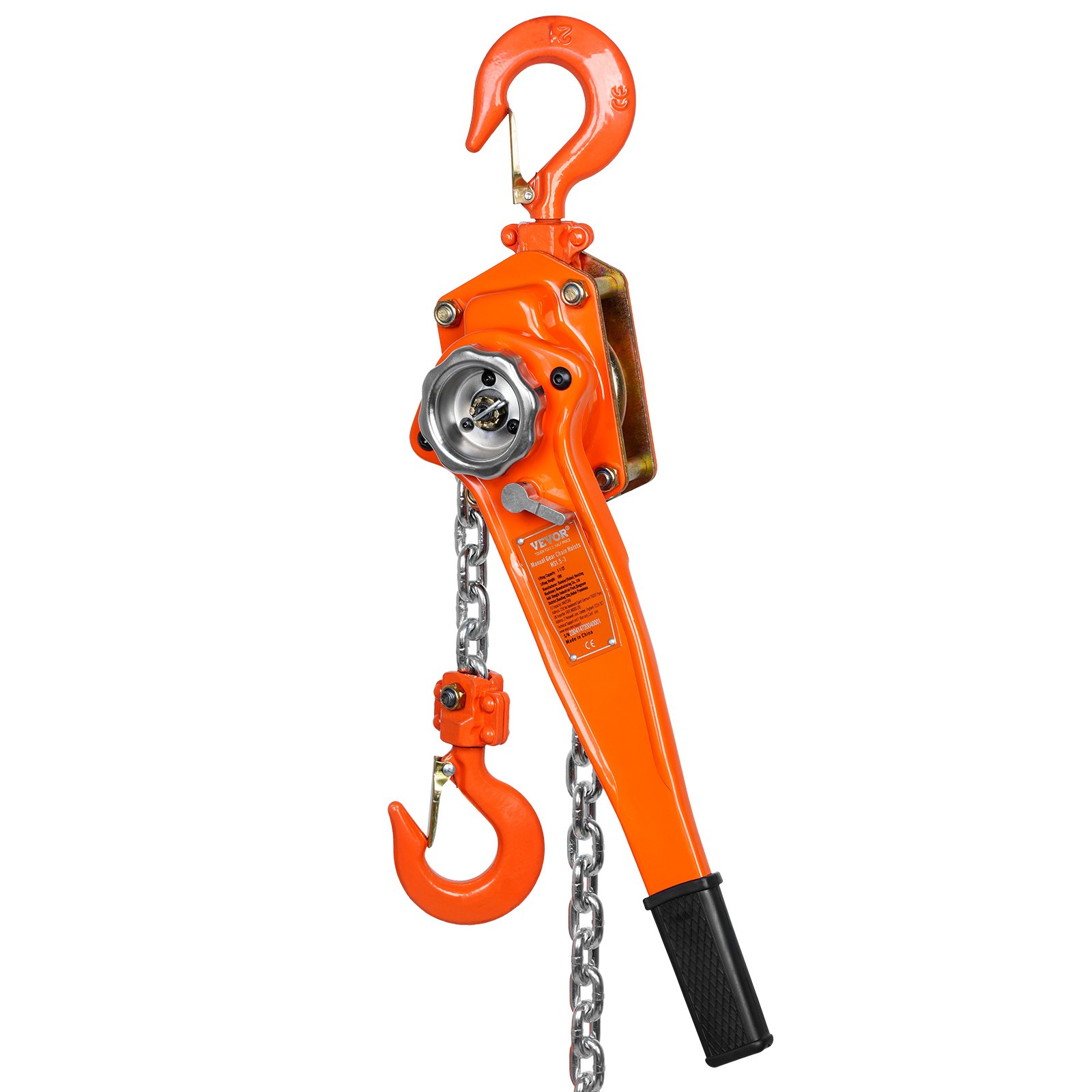 Manual Lever Chain Hoist - 1-1/2 Ton Capacity - G80 Galvanized - Picture 9 of 12