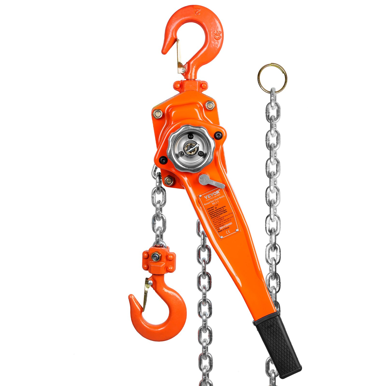 Manual Lever Chain Hoist - 1-1/2 Ton Capacity - G80 Galvanized - Picture 10 of 12