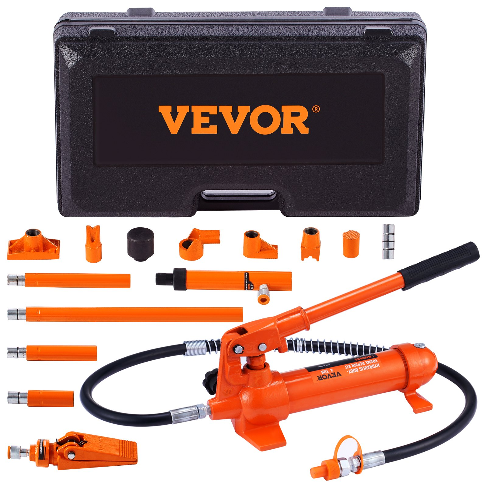 VEVOR 4 Ton/8800 LBS Porta Power, Portable Hydraulic Ram with 3.9 ft/1.2 m Oil H - Picture 2 of 3