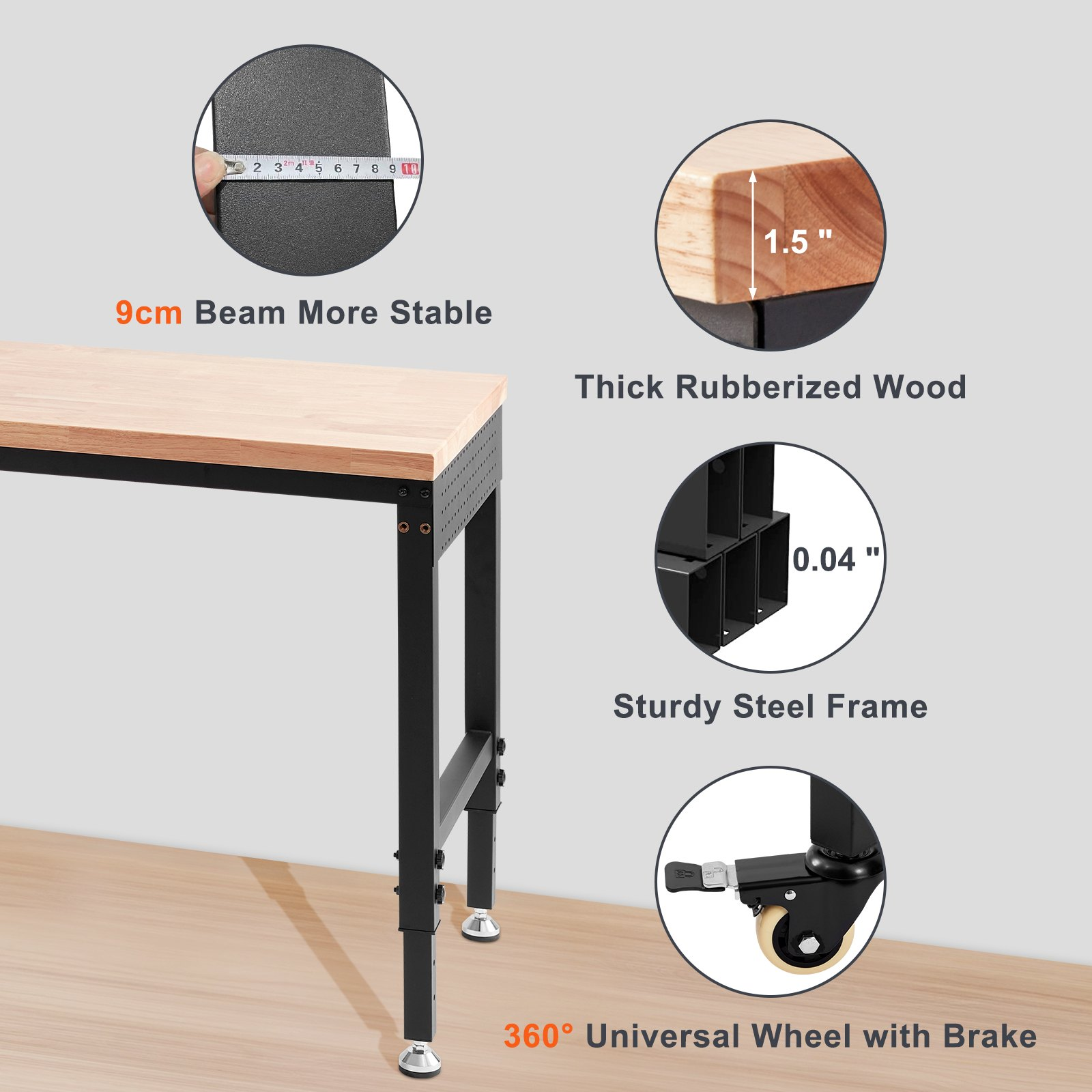 Adjustable Workbench, for Office Home