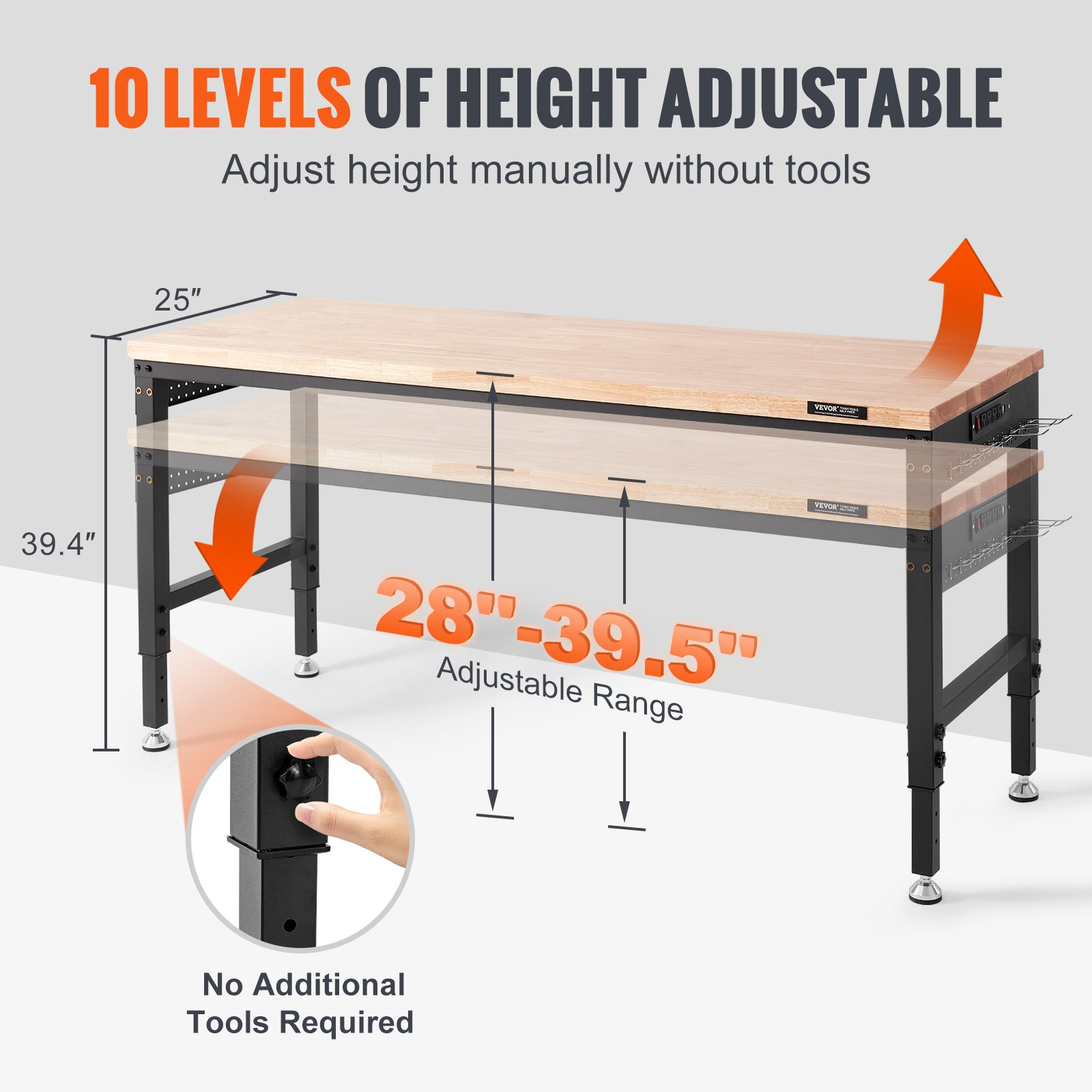 Adjustable Workbench, for Office Home
