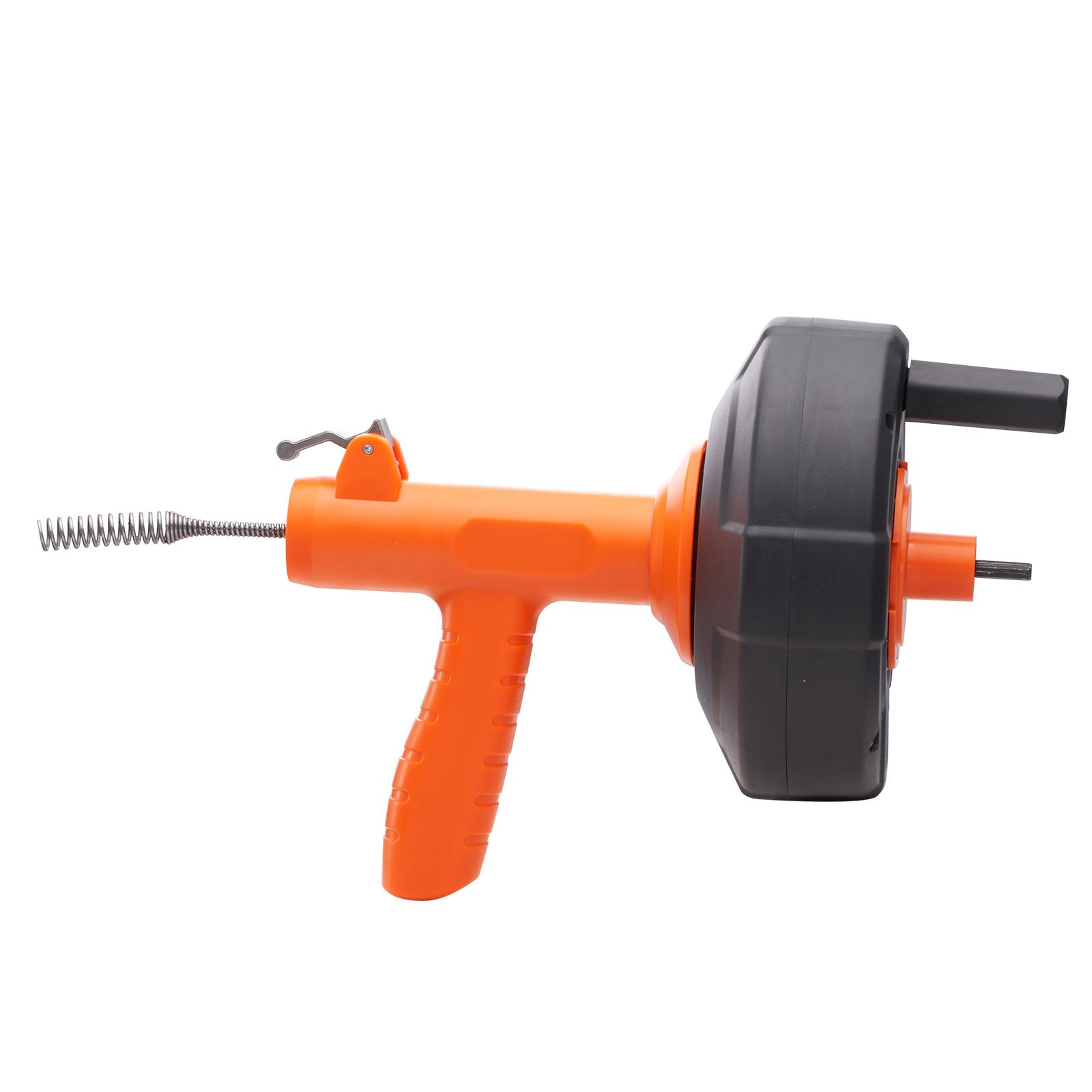 Drain Auger 25Ft, Plumbing Snake Auto Feed, Plumbers Snake with Drill Attachment