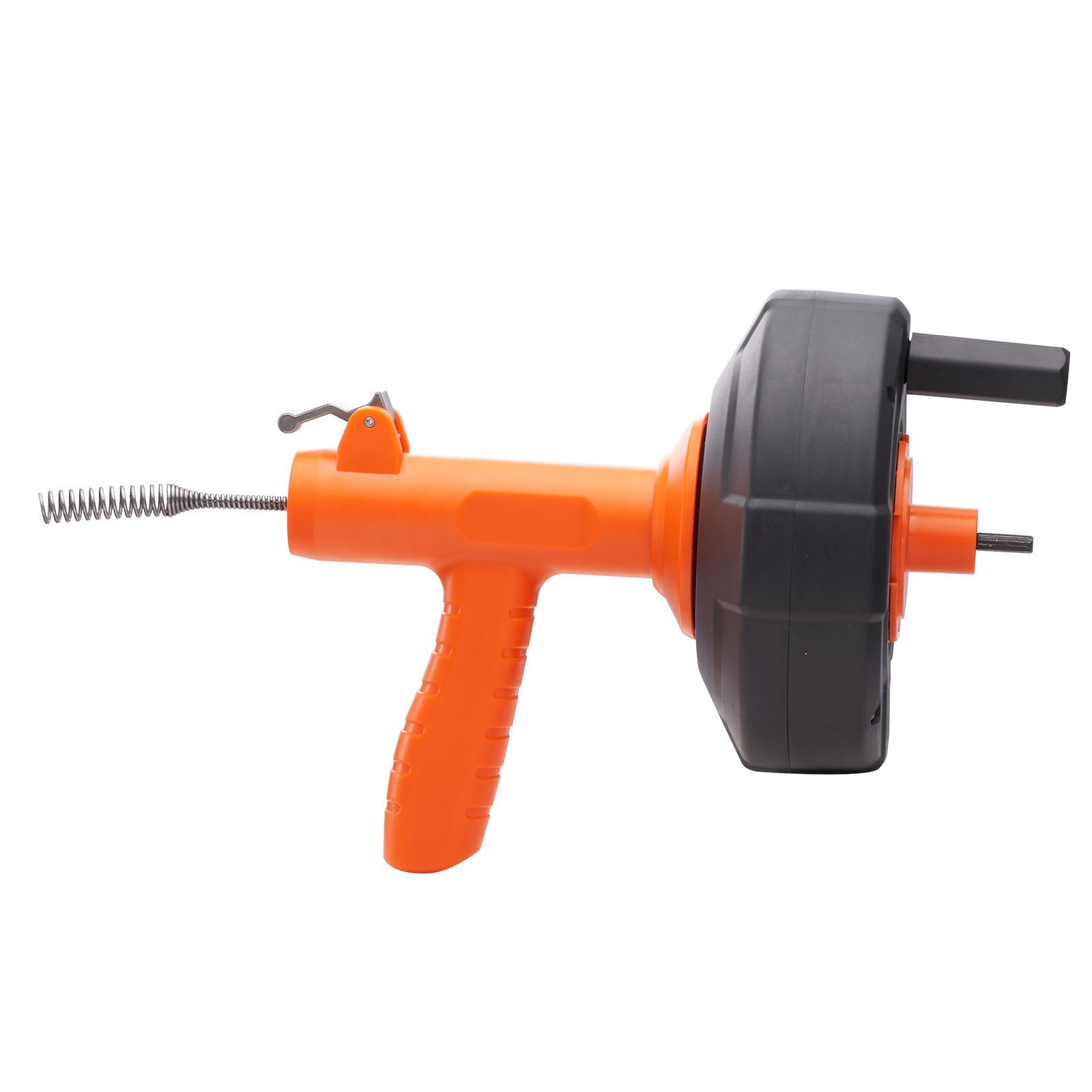 Drain Auger 25Ft, Plumbing Snake Auto Feed, Plumbers Snake with Drill Attachment