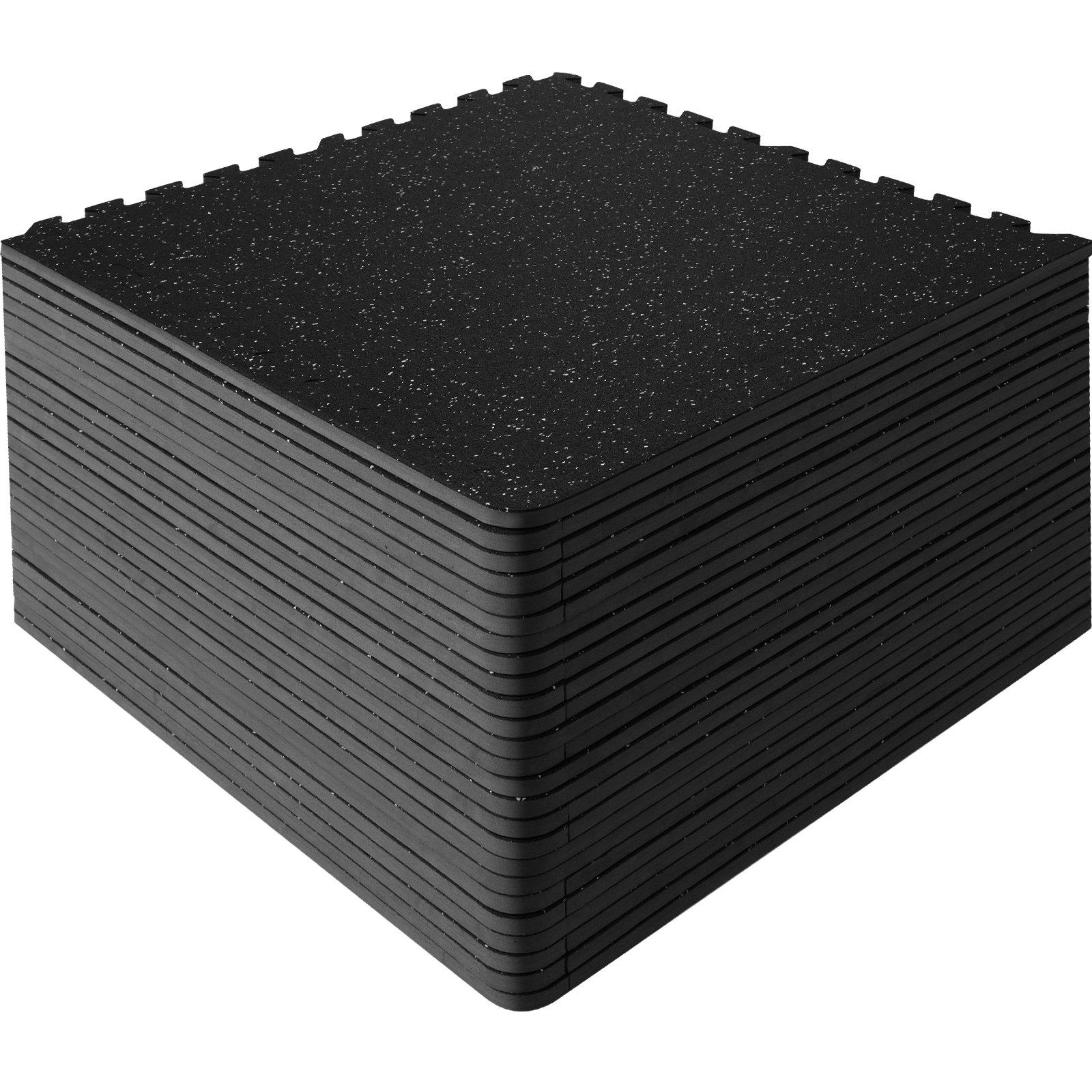 25 PCS Gym Floor Mats, 1/2" Thick EVA Foam & Rubber, 24"x24", 100 sq.ft Coverage - Picture 12 of 12