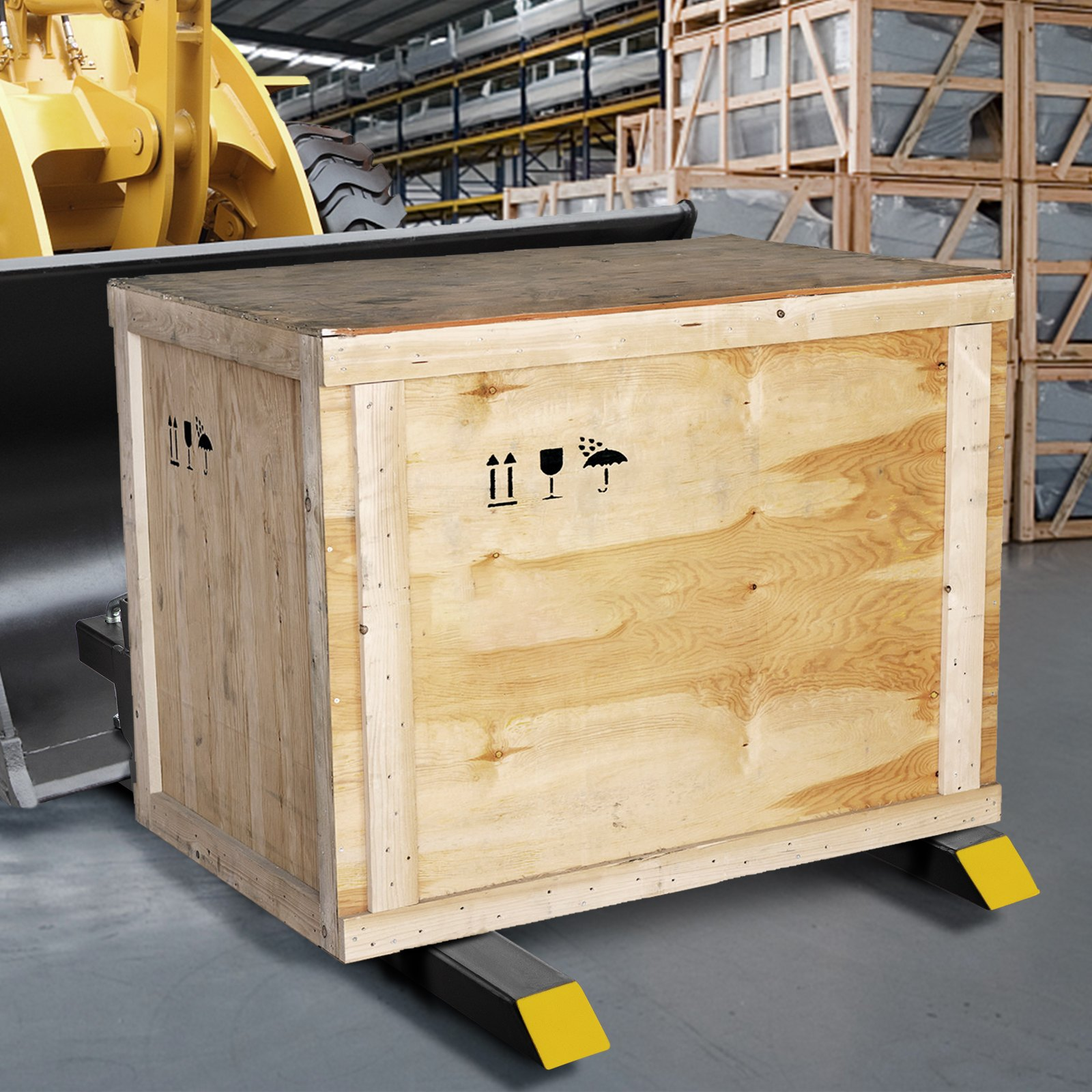 Pallet Forks, 2000 lbs Tractor Bucket Forks, Loader Bucket