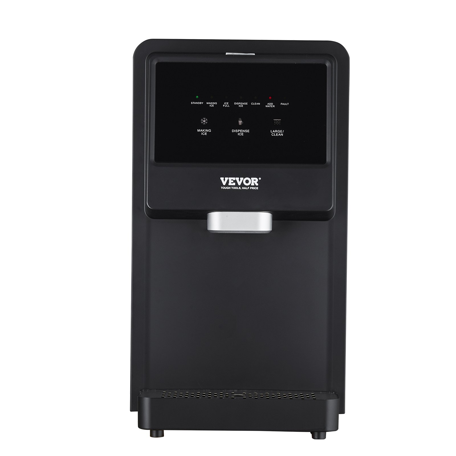 VEVOR Countertop Ice Maker, 62lbs in 24Hrs, Auto Self-Cleaning Portable Ice Make