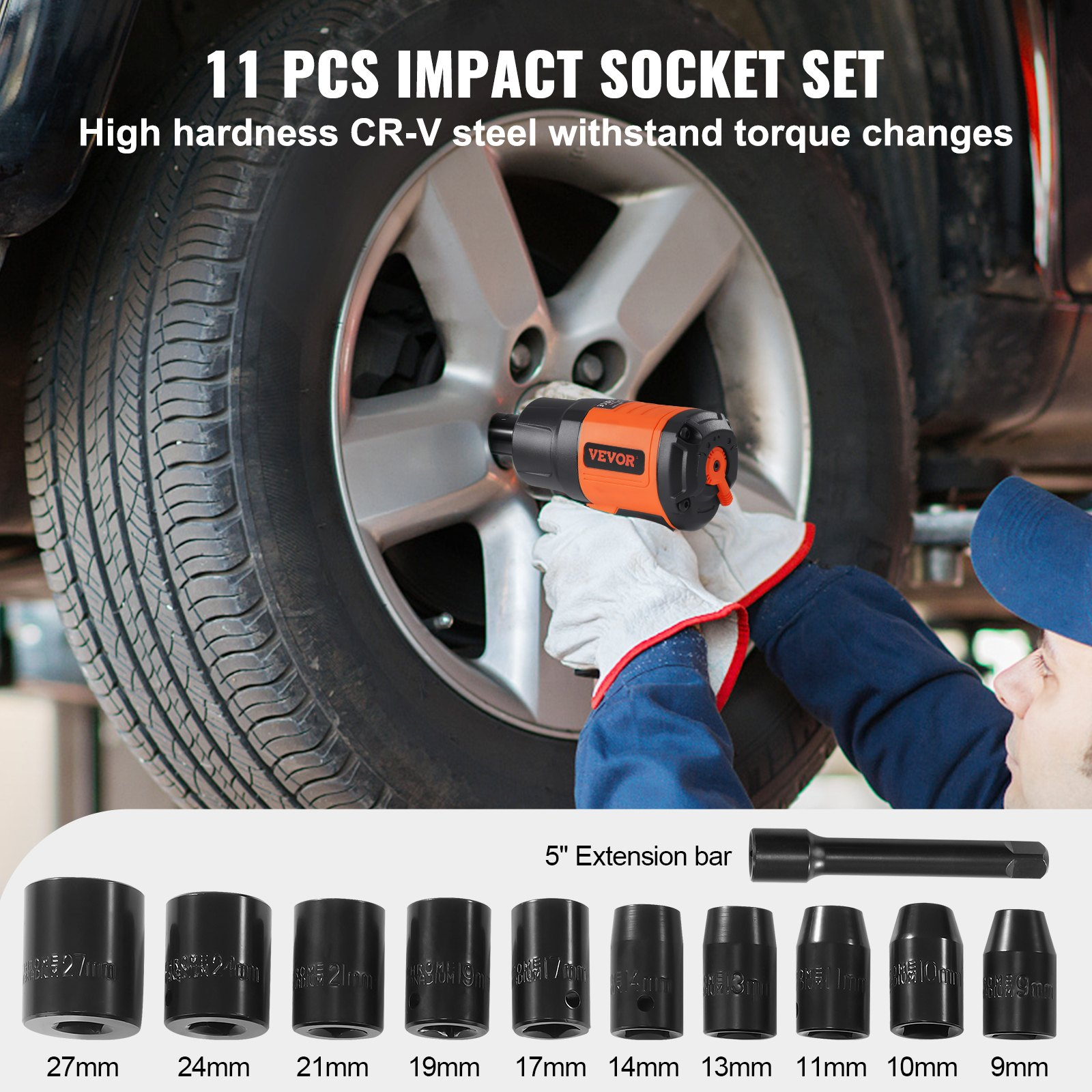 VEVOR Air Impact Wrench 1/2