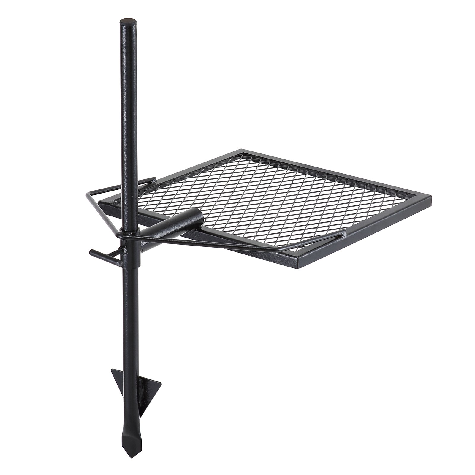 VEVOR Swivel Campfire Grill, Fire Pit Grill Grate over Fire Pits, Heavy Duty Ste