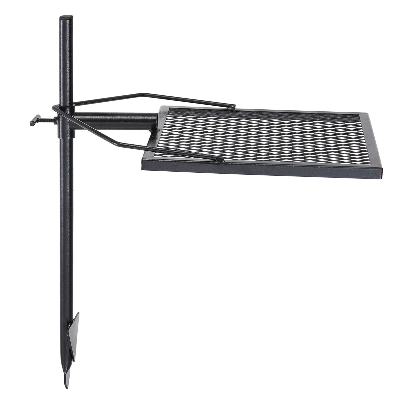 VEVOR Swivel Campfire Grill, Fire Pit Grill Grate over Fire Pits, Heavy Duty Ste