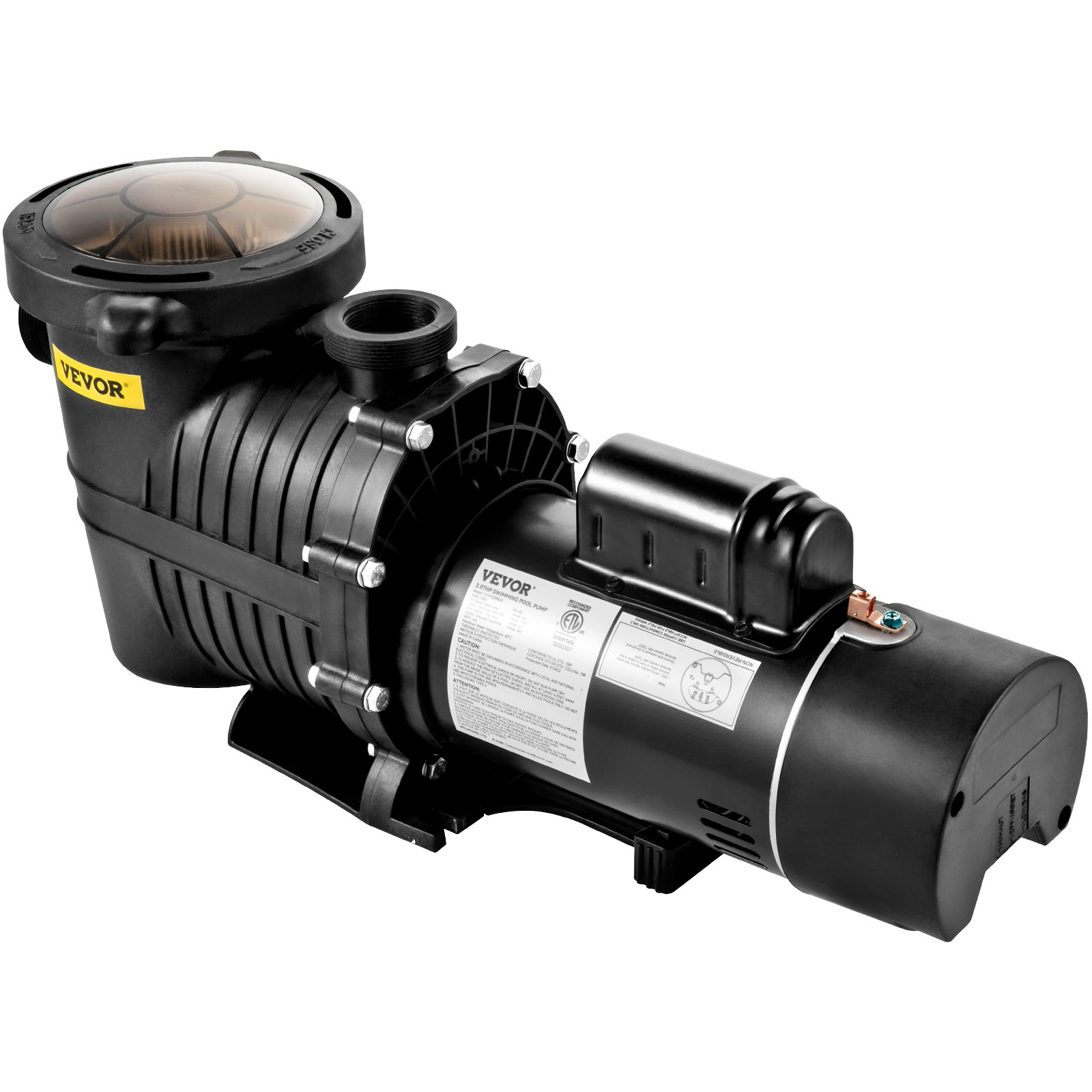 Pool Pump 1.5HP 230V, Energy Saving Swimming Pool Pump