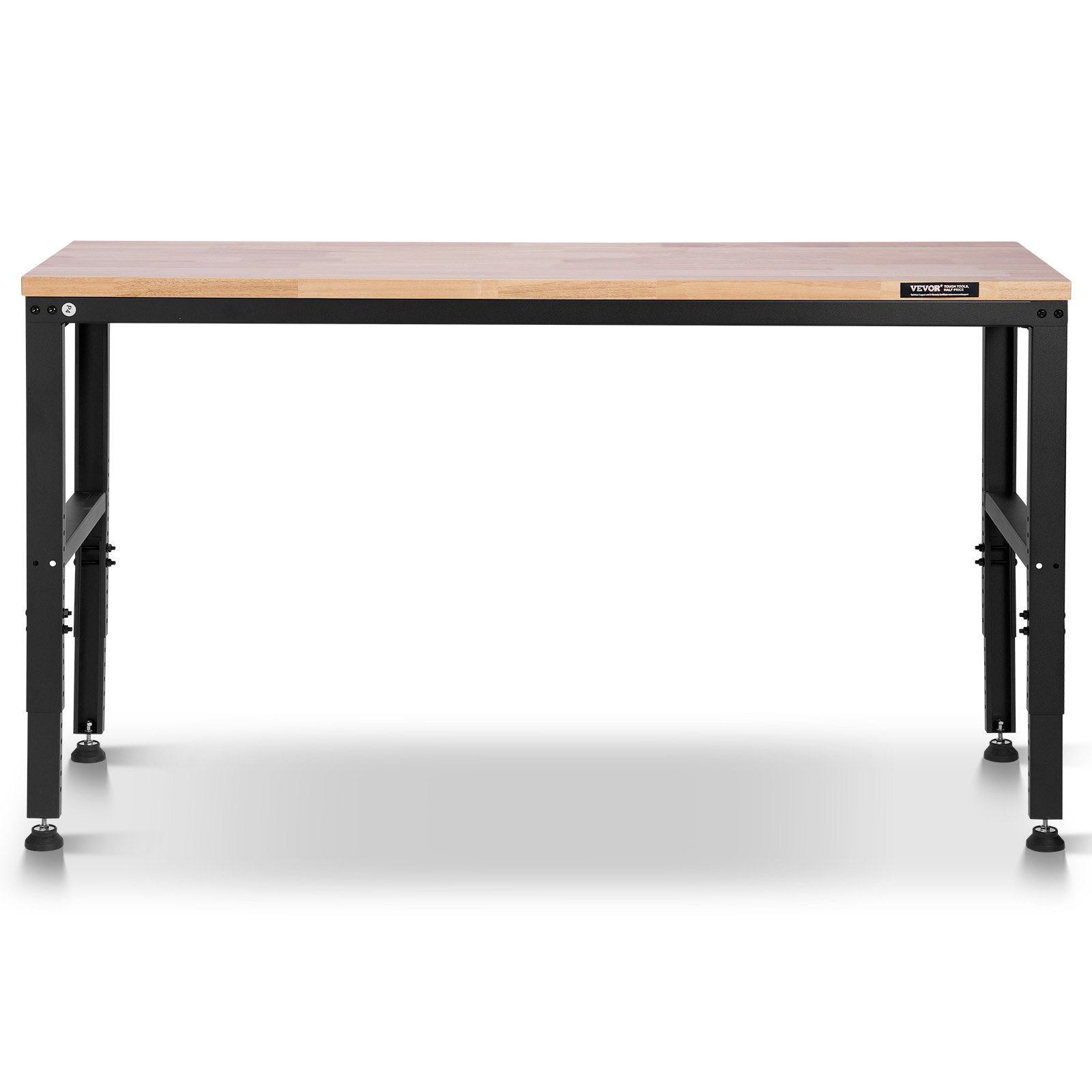 Adjustable Workbench 61x20" Heavy Duty 2000LB w/ Power Outlets