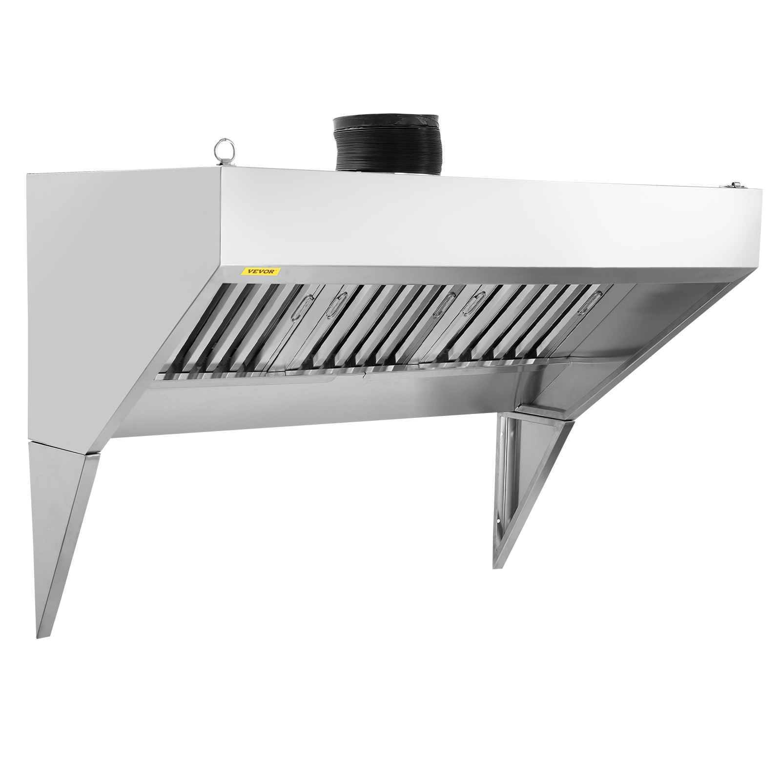 Commercial Exhaust Hood, Rust Resistant Vent Hood for Kitchen Restaurant