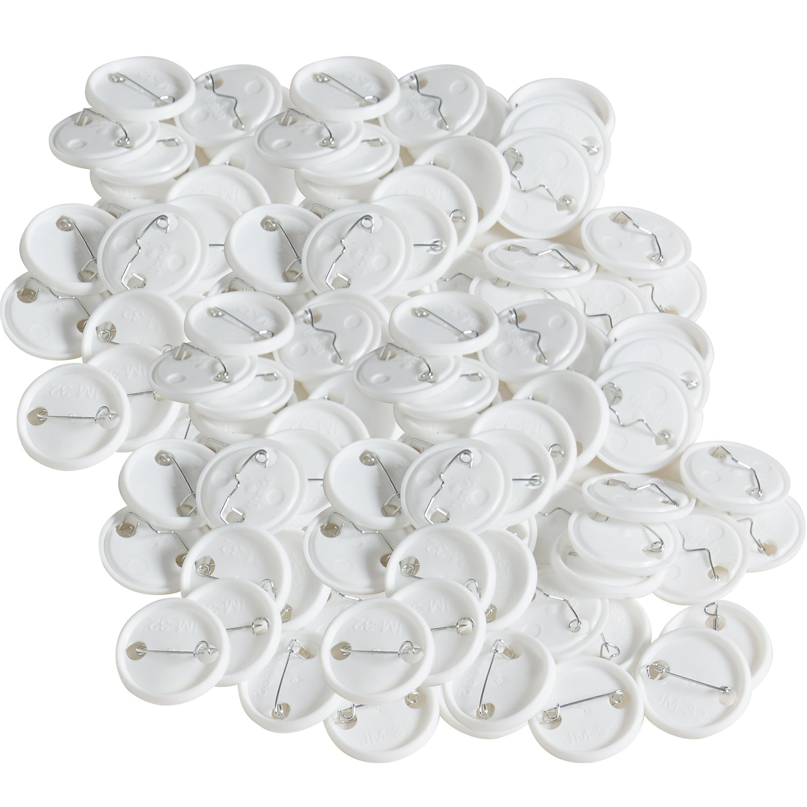 500Sets 1.25" Pin Back Button Parts for Button Maker DIY Badge Kit w/ Clear Film - Picture 11 of 12
