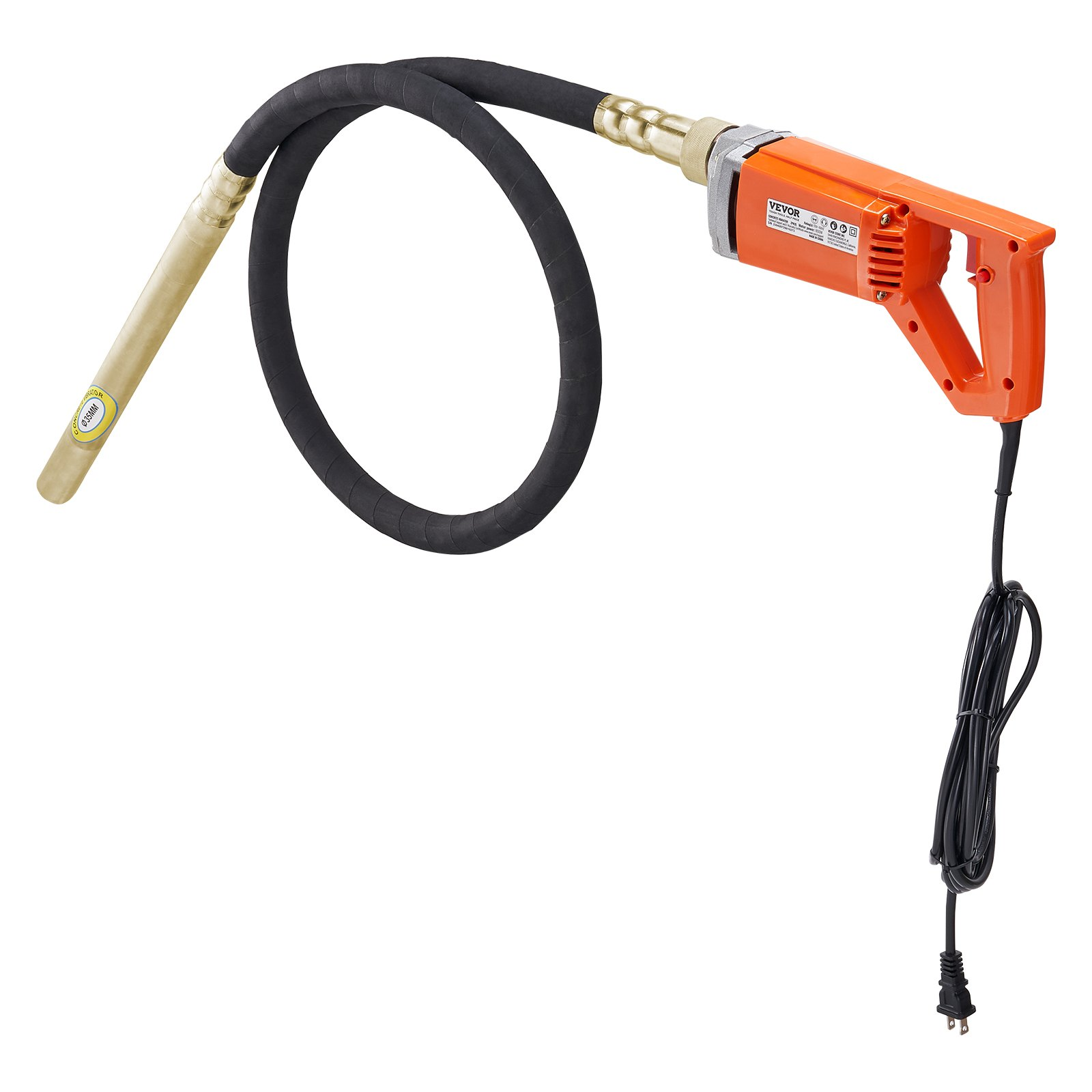 VEVOR Handheld Concrete Vibrator, 950W Electric Vibrator 13000 VPM, Electric Con - Picture 10 of 12