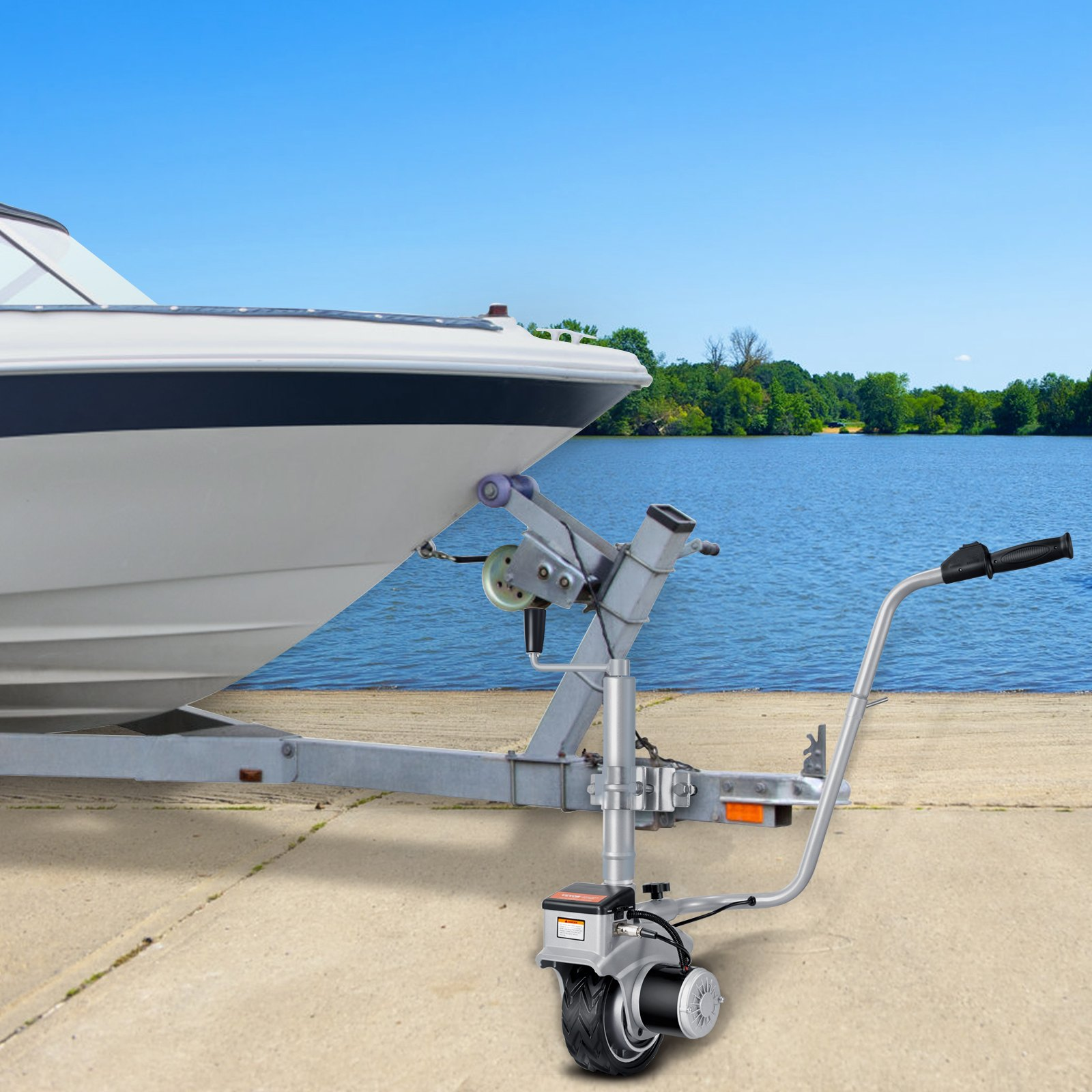 Electric Trailer Dolly, 5000 lbs Capacity, 350W 12V, 22 ft/min Speed, 12"-24.8" - Picture 8 of 13