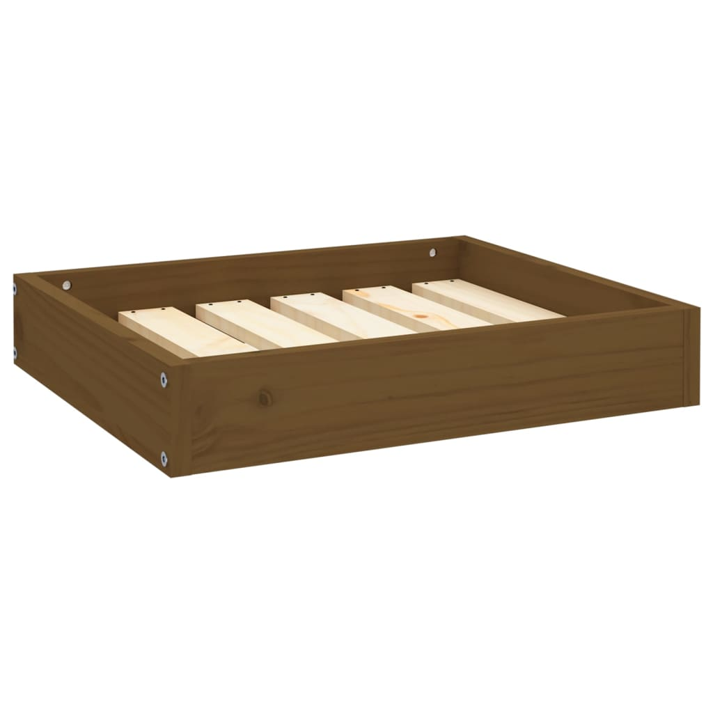 Hundebett Honigbraun 20,3"x17,3"x3,5" Massivholz Kiefer - Bild 2 von 8