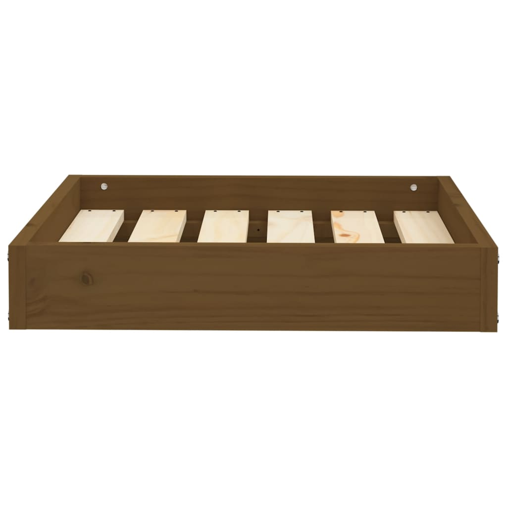 Hundebett Honigbraun 20,3"x17,3"x3,5" Massivholz Kiefer - Bild 3 von 8