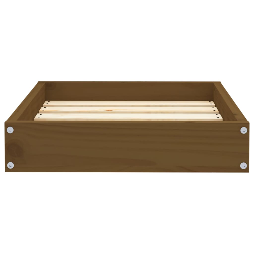 Hundebett Honigbraun 20,3"x17,3"x3,5" Massivholz Kiefer - Bild 4 von 8