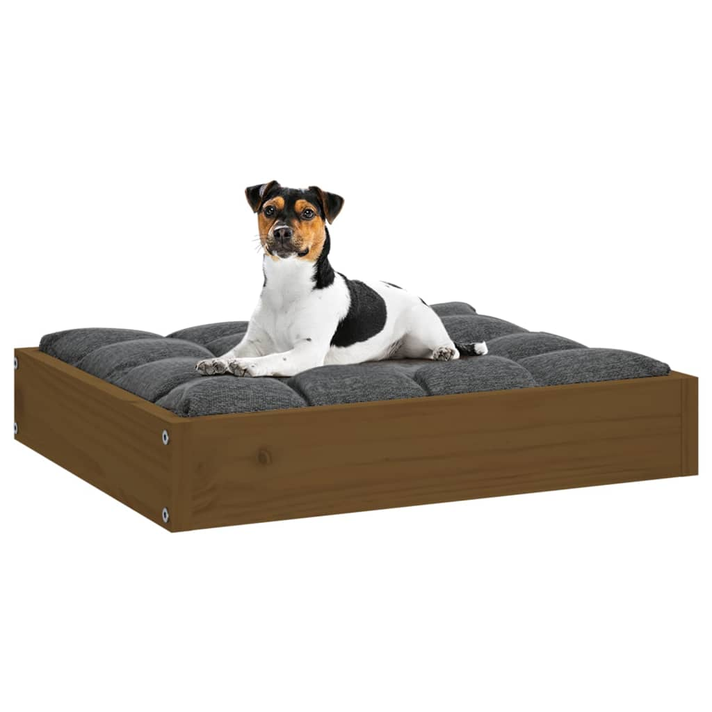 Hundebett Honigbraun 20,3"x17,3"x3,5" Massivholz Kiefer - Bild 6 von 8