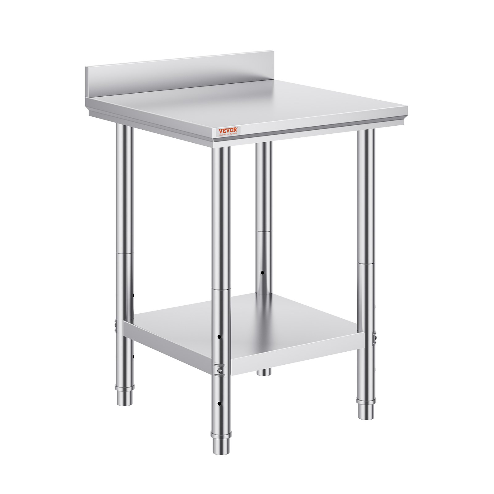 24x24x35 Stainless Steel Work Table Heavy Duty Adjustable Commercial Prep