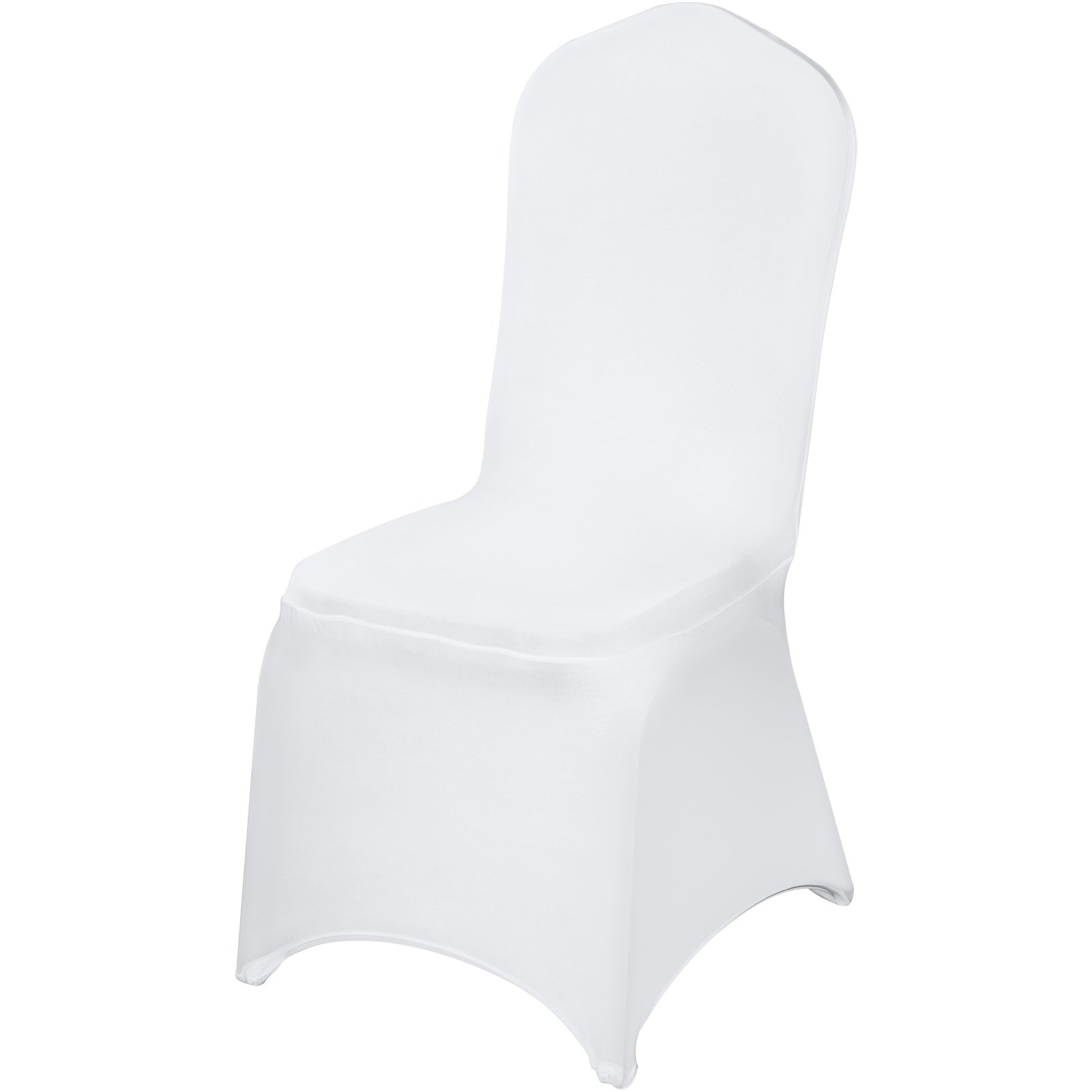 Stretch Spandex Folding Chair Covers - 50PCS White, Universal Fitted, Removable - Picture 9 of 12