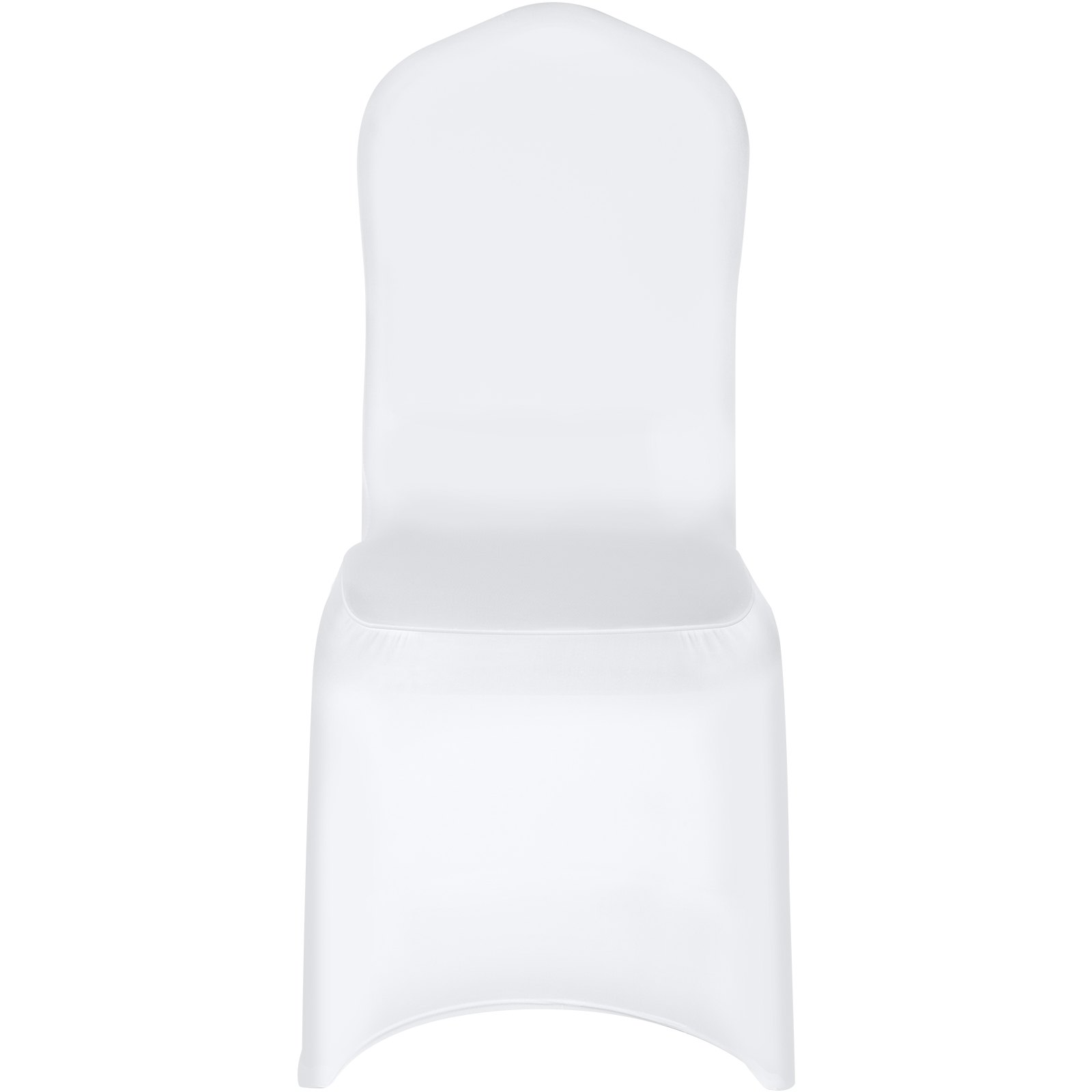Stretch Spandex Folding Chair Covers - 50PCS White, Universal Fitted, Removable - Picture 10 of 12