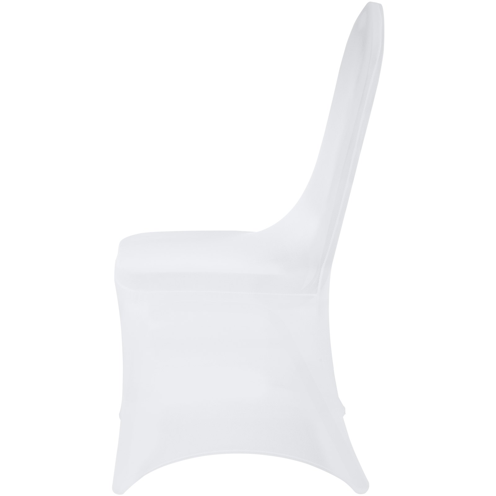 Stretch Spandex Folding Chair Covers - 50PCS White, Universal Fitted, Removable - Picture 11 of 12