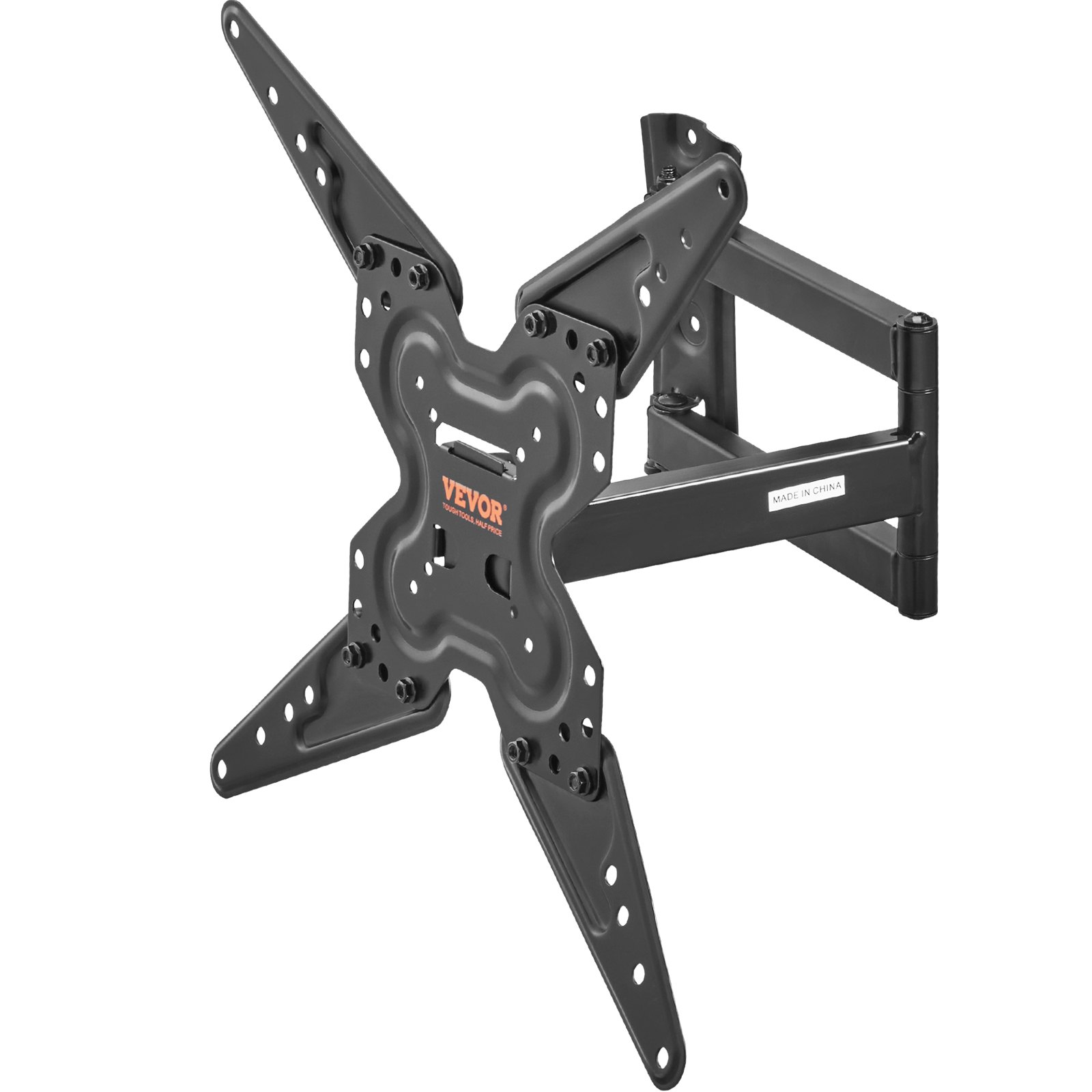 VEVOR Full Motion TV Mount Fits for Most 26-55 inch TVs, Holds up to 99 lbs