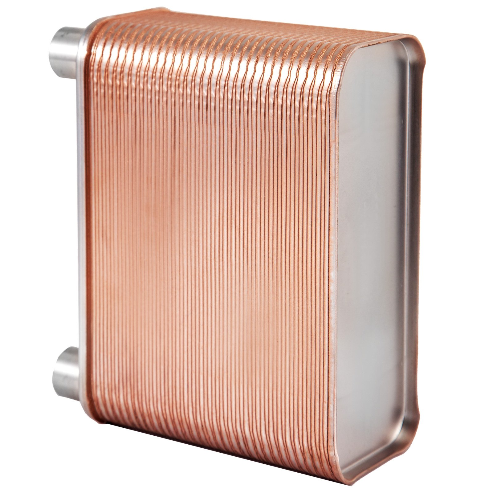 VEVOR Intercambiador de Calor 3"x7.5" 60 Placas Placa Soldada Intercambiador de Calor 316L 1/2" BSP - Imagen 10 de 10