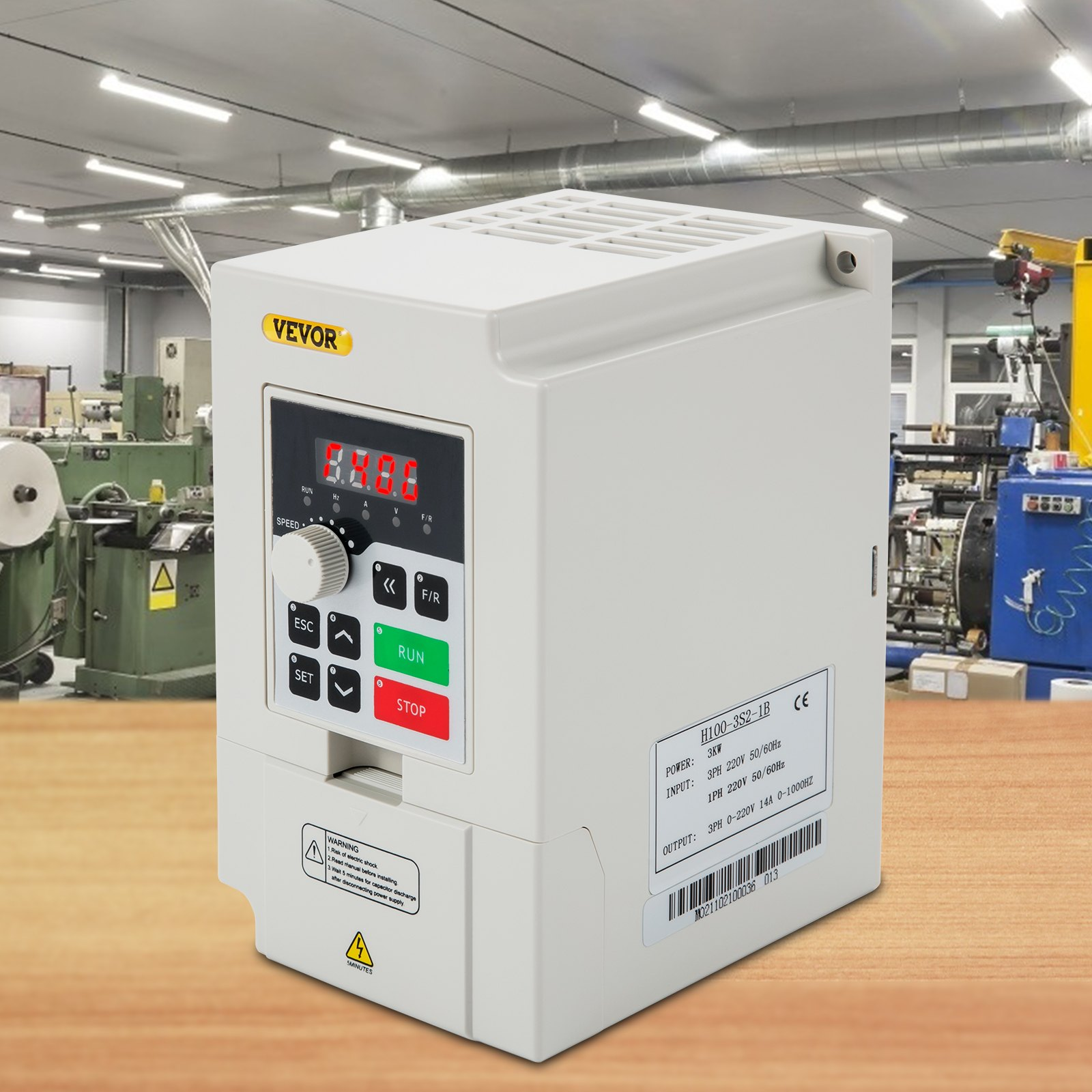 Variable Frequency Drive 3KW 4HP VFD Inverter 220V CNC Motor Speed Control - Picture 7 of 10