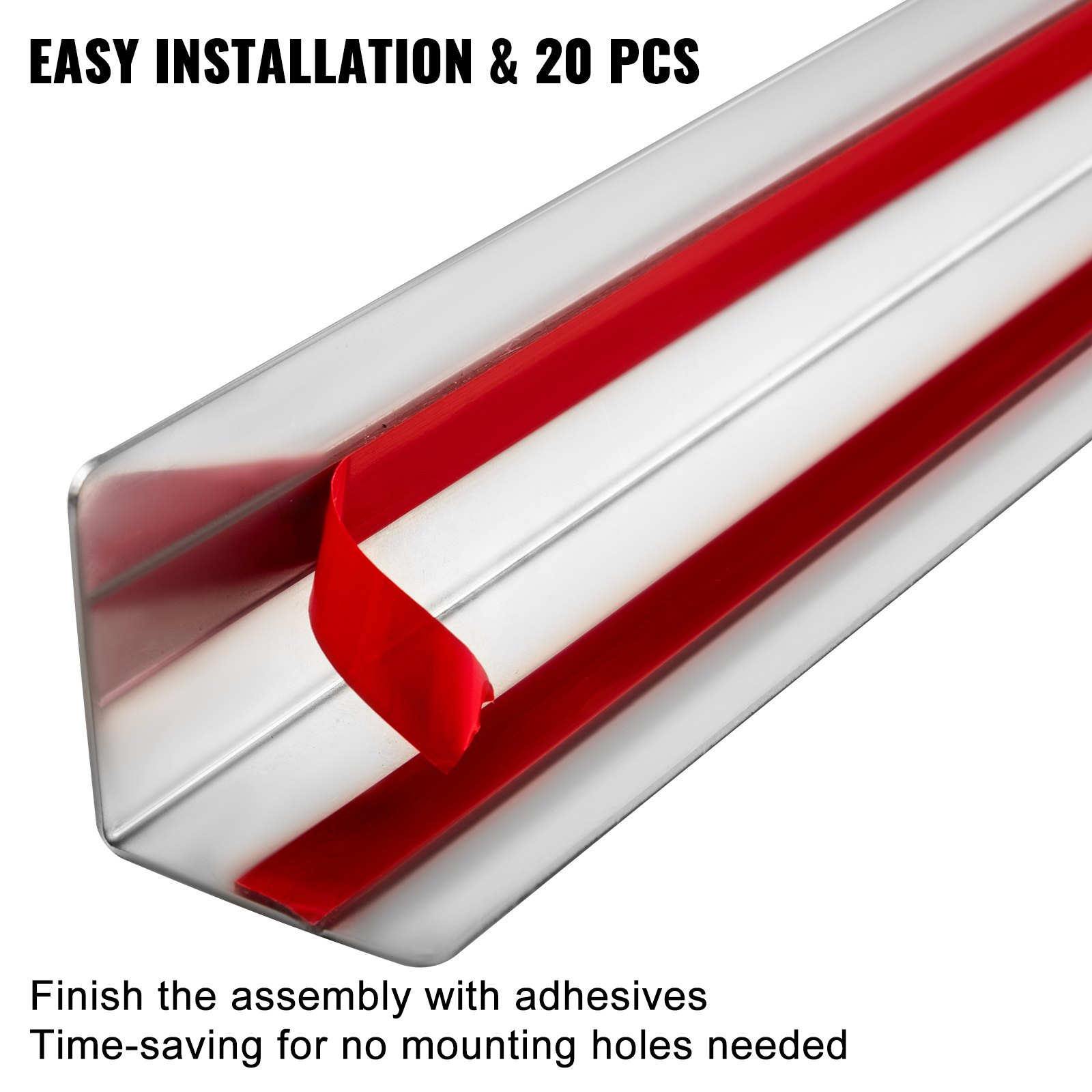 Stainless Steel Corner Guards 2 x 2 x 48 inch Metal Wall Corner Protector Pack - Picture 6 of 12