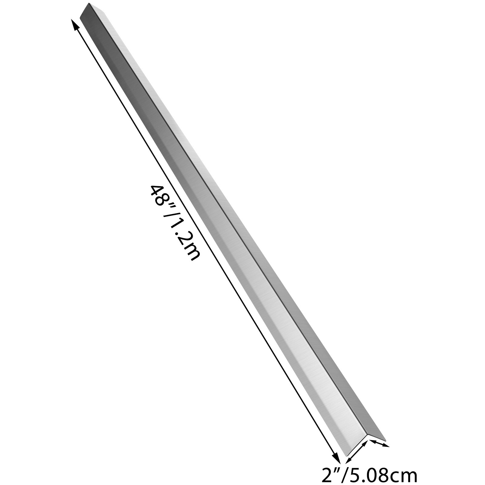 Stainless Steel Corner Guards 2 x 2 x 48 inch Metal Wall Corner Protector Pack - Picture 8 of 12