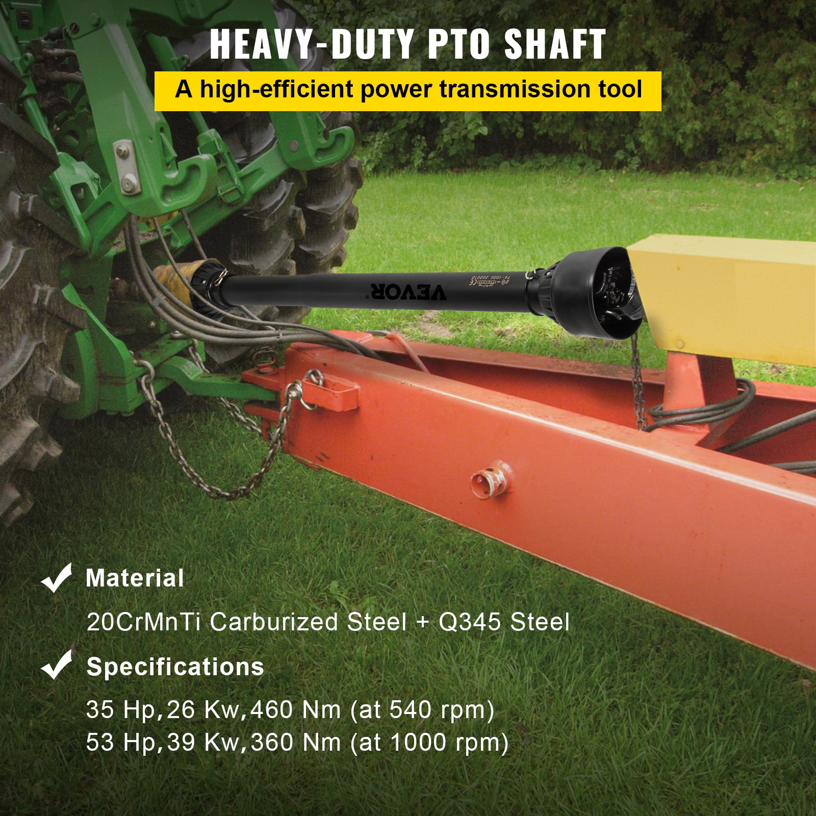 PTO Shaft, 1-3/8