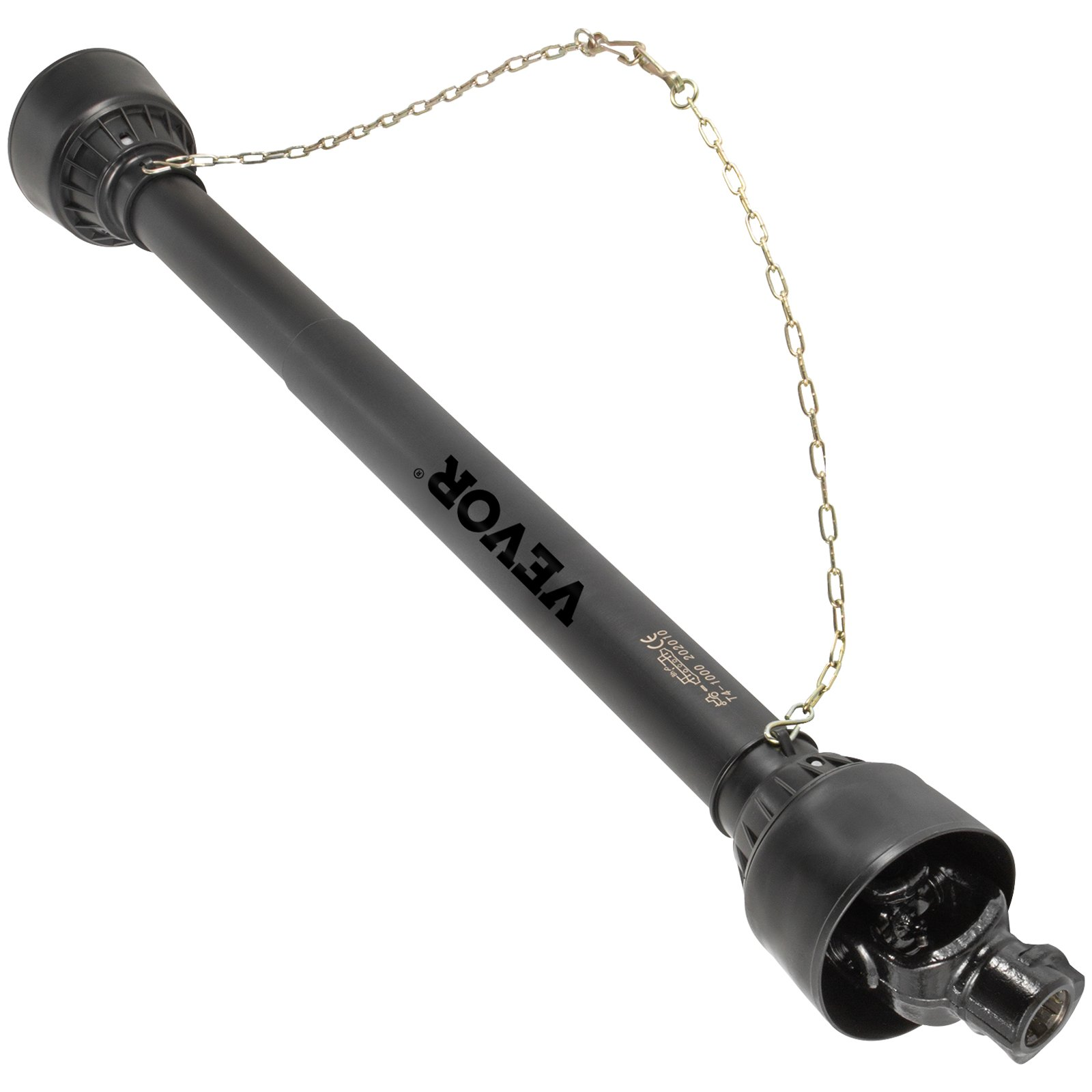 PTO Shaft, 1-3/8", 6 Spline Round End, 39"-55", Black for Bush Hog/Finish Mower - Bild 8 von 10